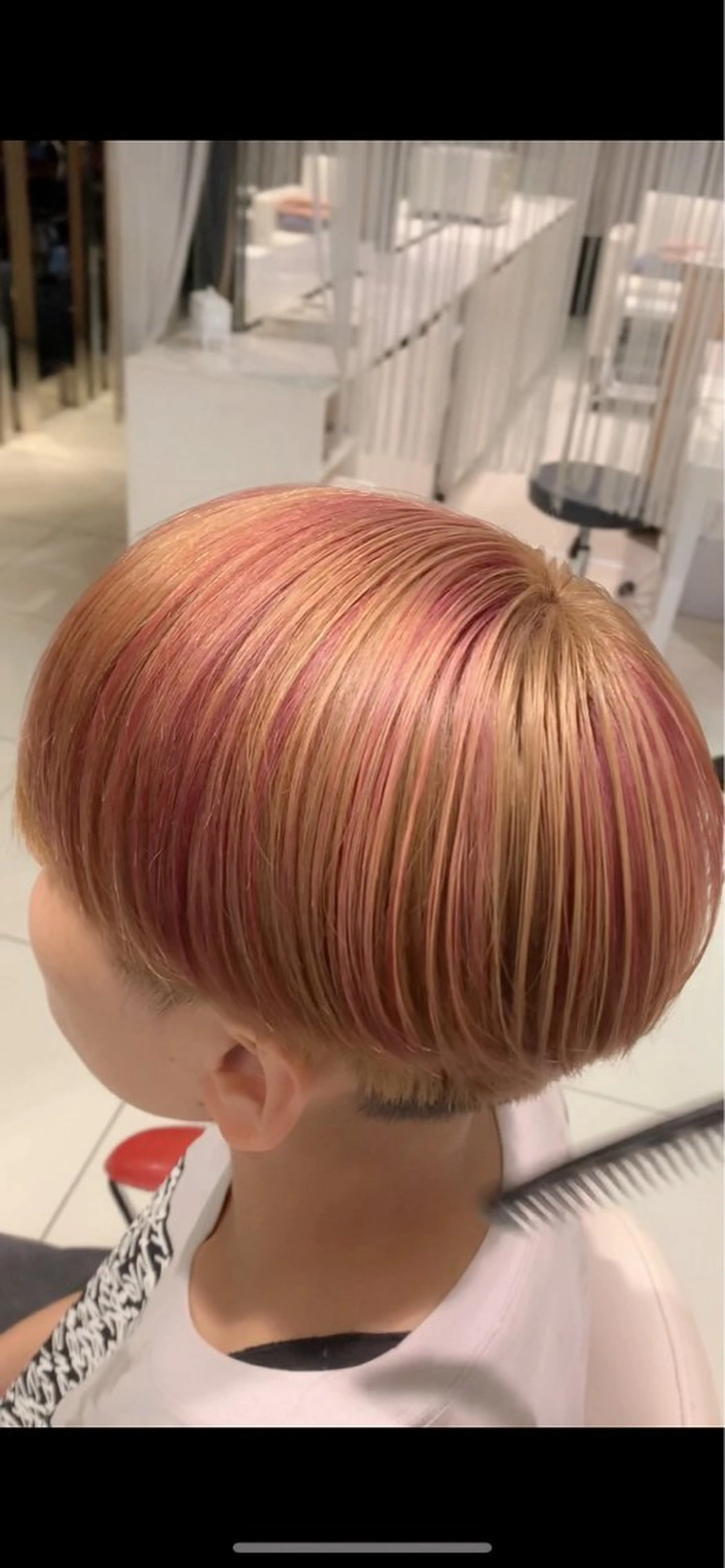 ショート カラー カット ヘアカラー トリートメント 松山 大輝のヘアスタイル