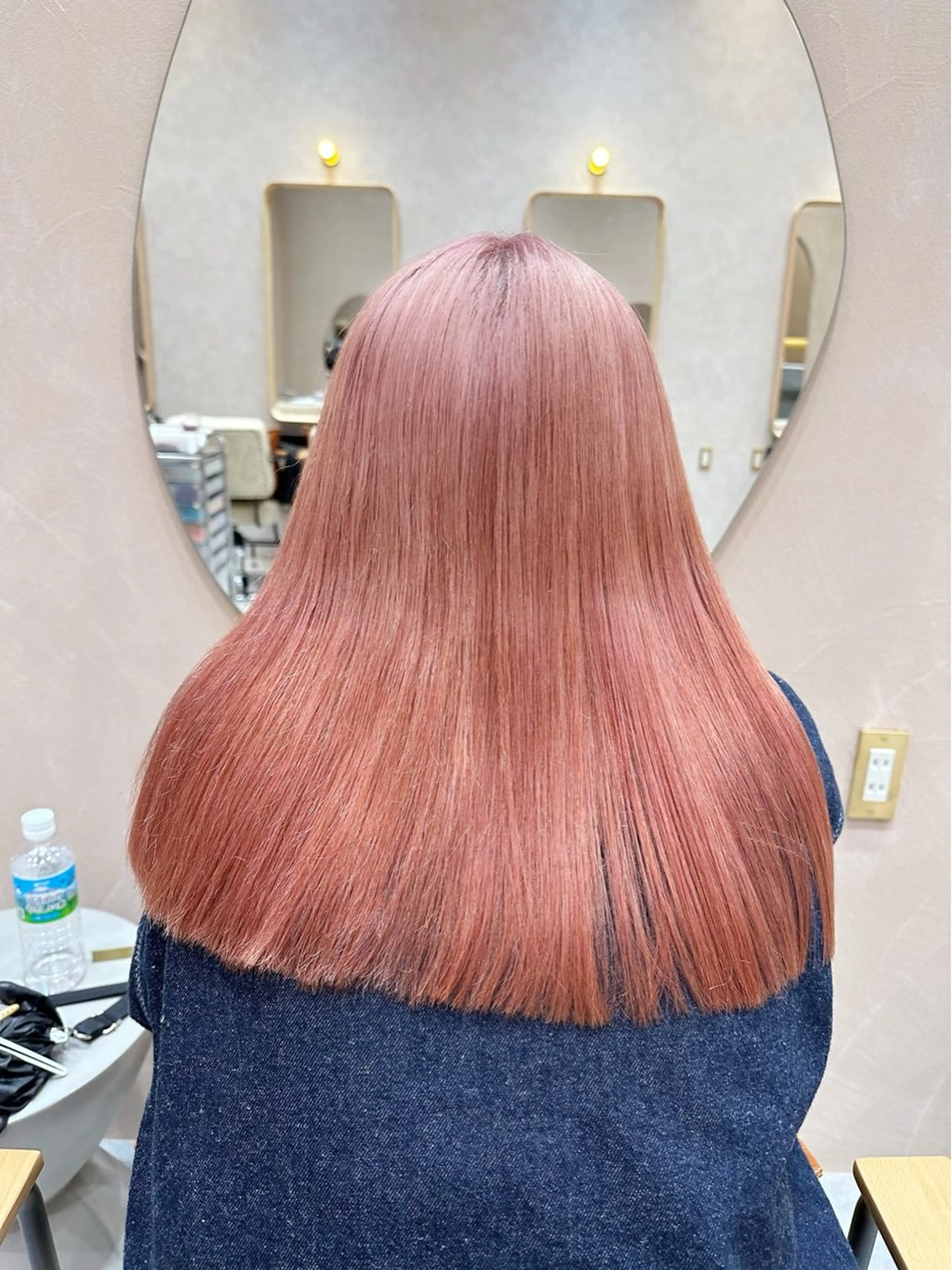 セミロング カラー ピンクカラー 💖🌷越後 遥🌷💖のヘアスタイル