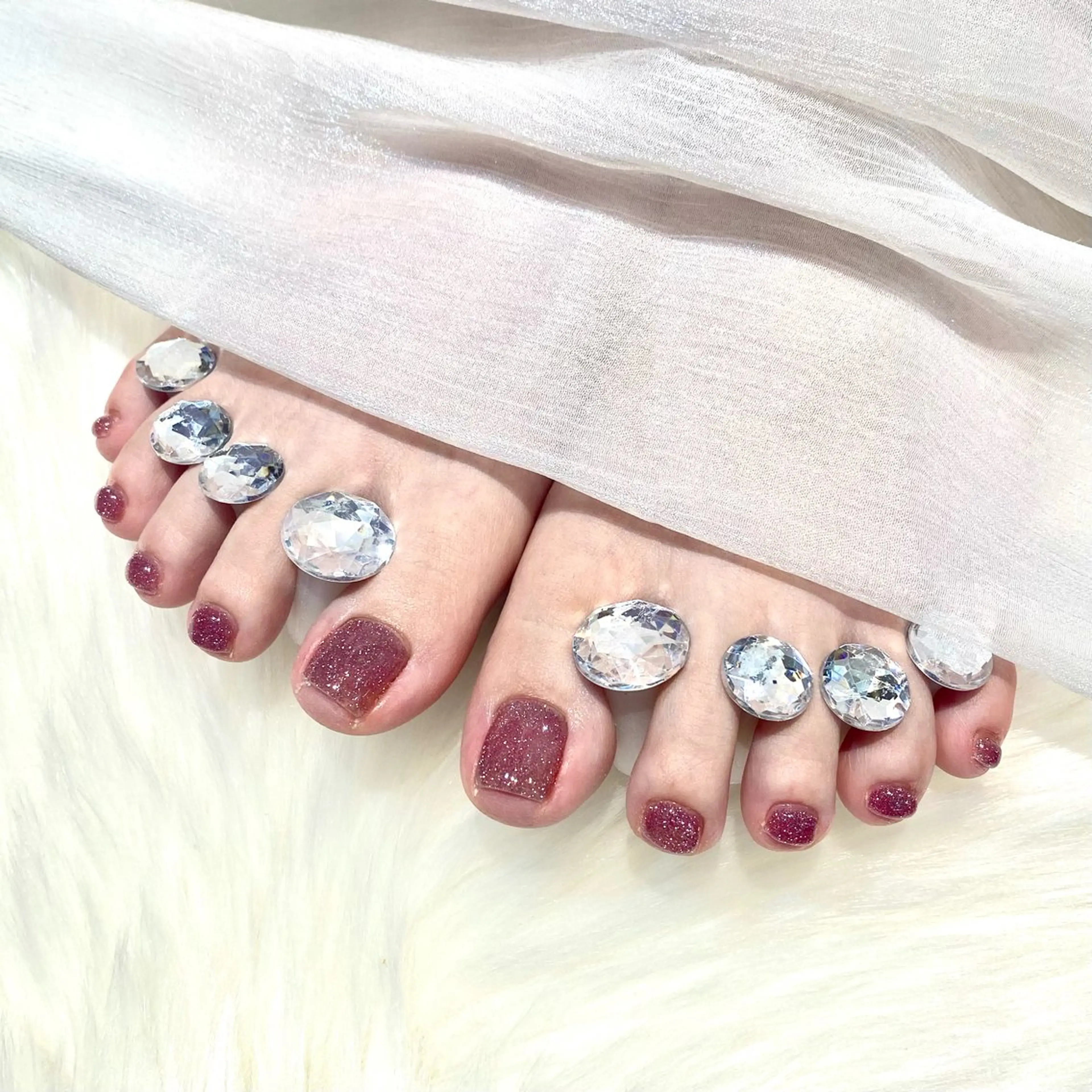 ネイル フットネイル WISTERIA rirunaのネイルデザイン