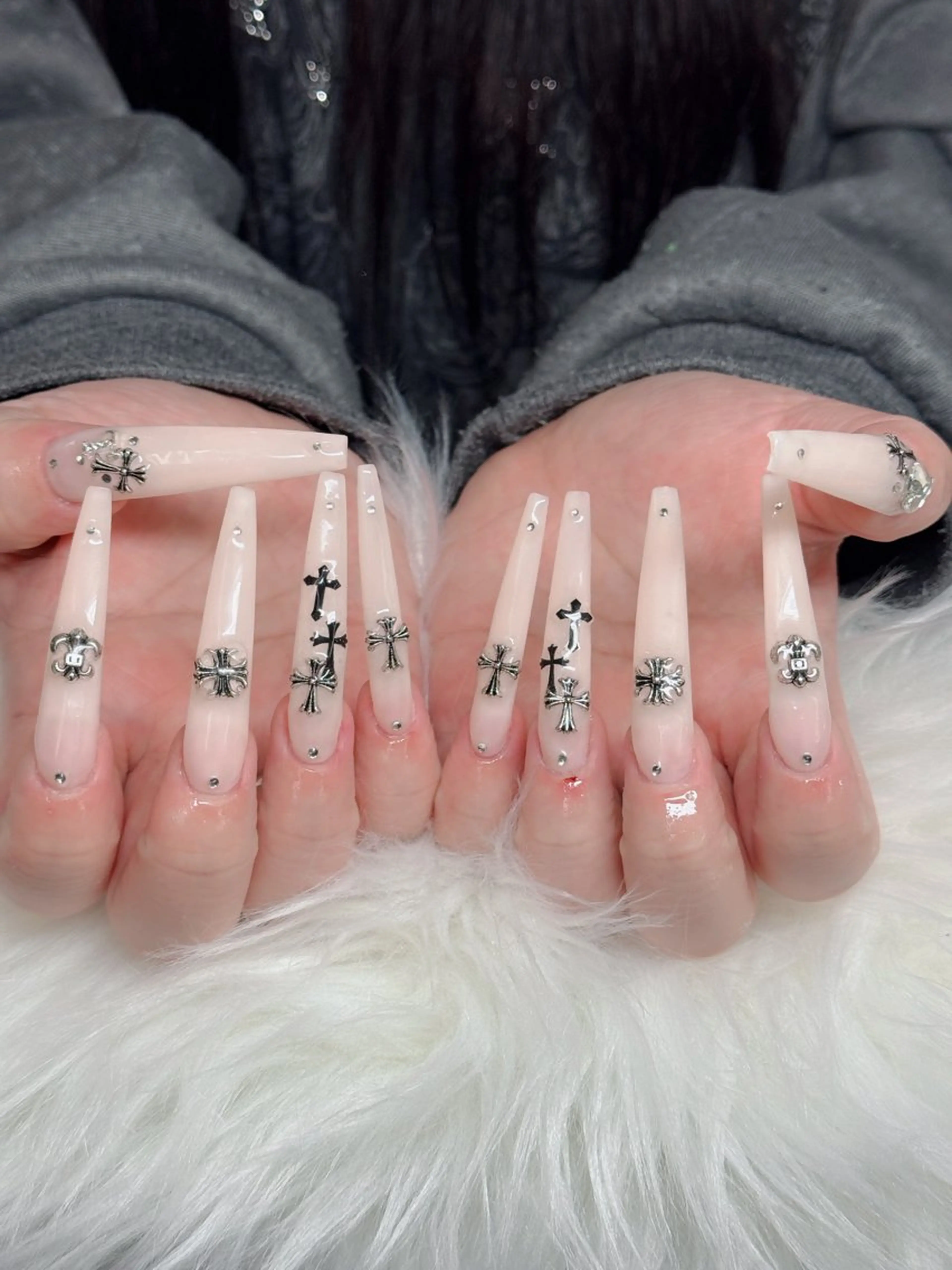 ネイル アートネイル フレンチネイル ジェルネイル 韓国ネイル マグネットネイル Lenie Shinokuboのネイルデザイン