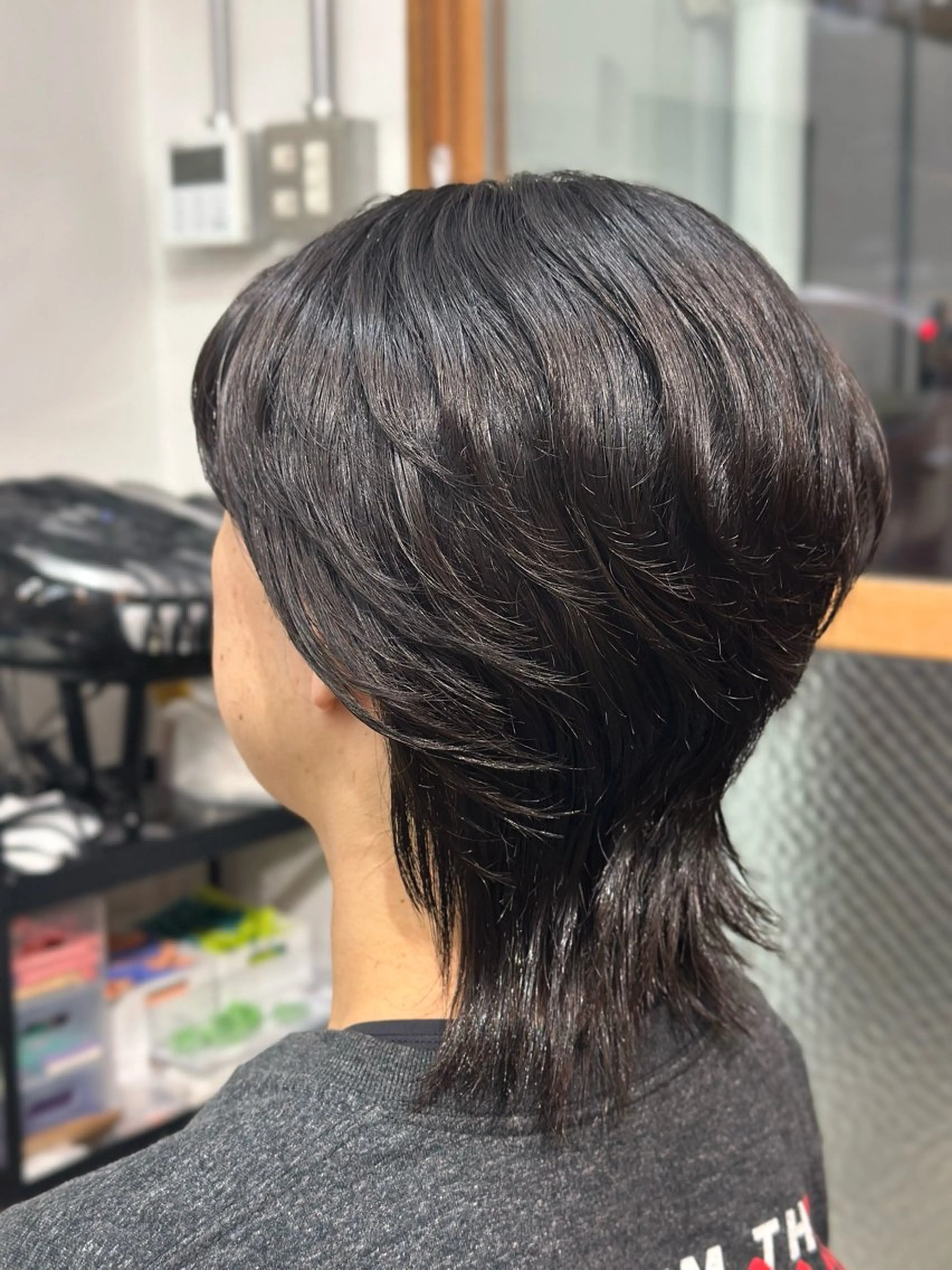 メンズ メンズウルフカット ウルフカット カット Snalyメンズ特化 スエハラのヘアスタイル