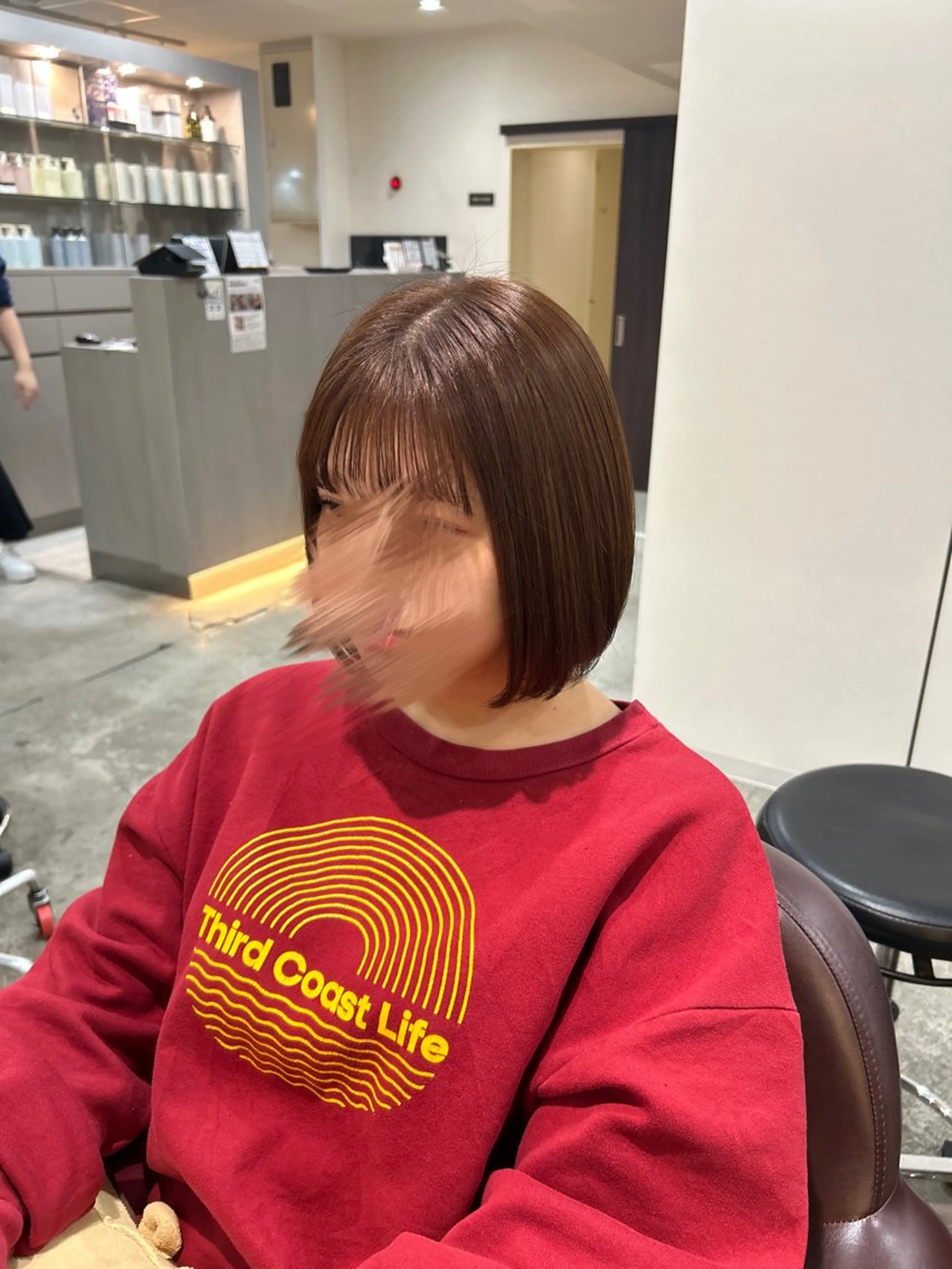 ショート カラー ベージュカラー ブラウンカラー ブラウンベージュ 坂本奈都美 🎀のヘアスタイル