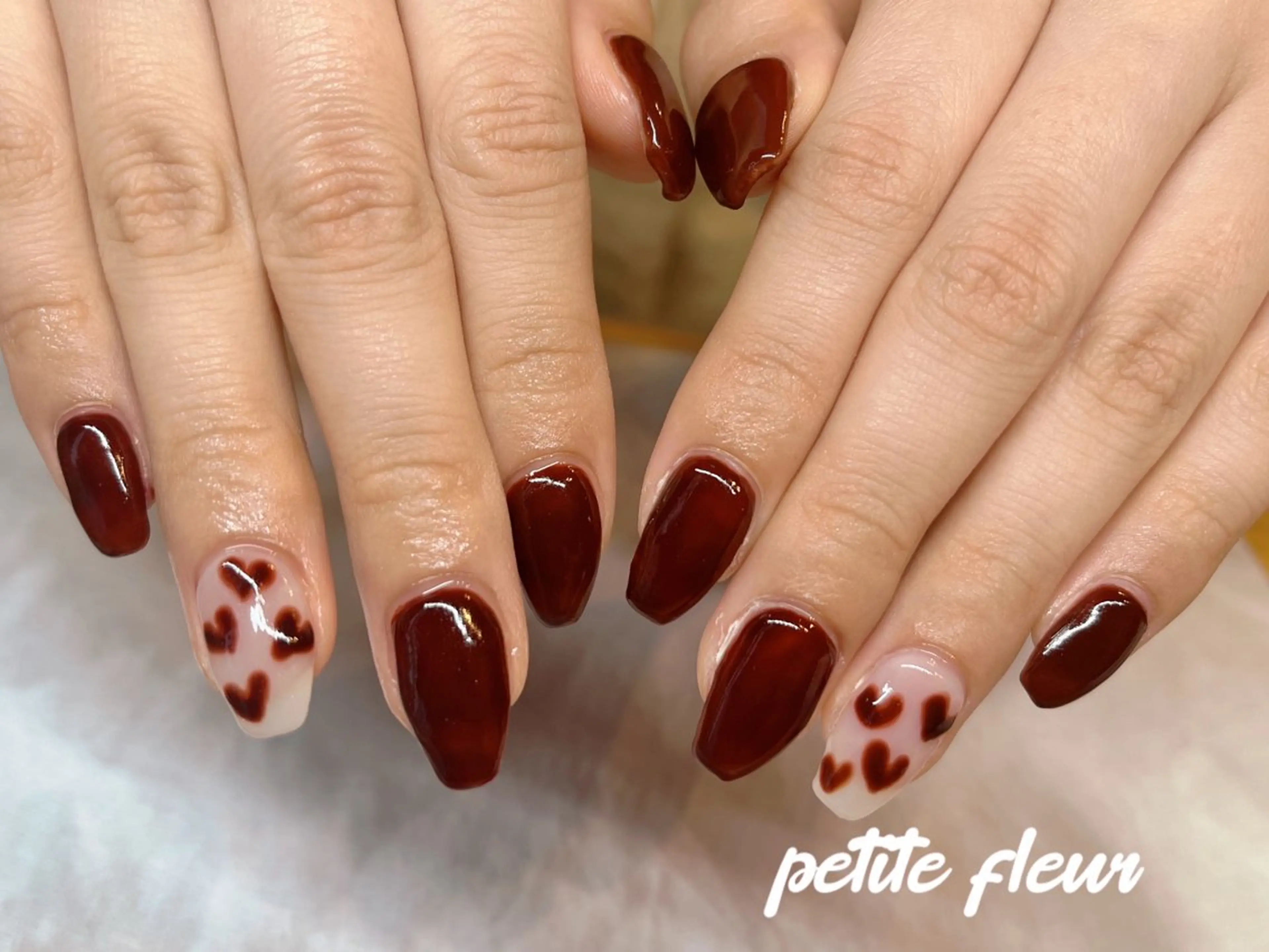 ネイル ハンドネイル ビューティーサロン プチフルールのネイルデザイン