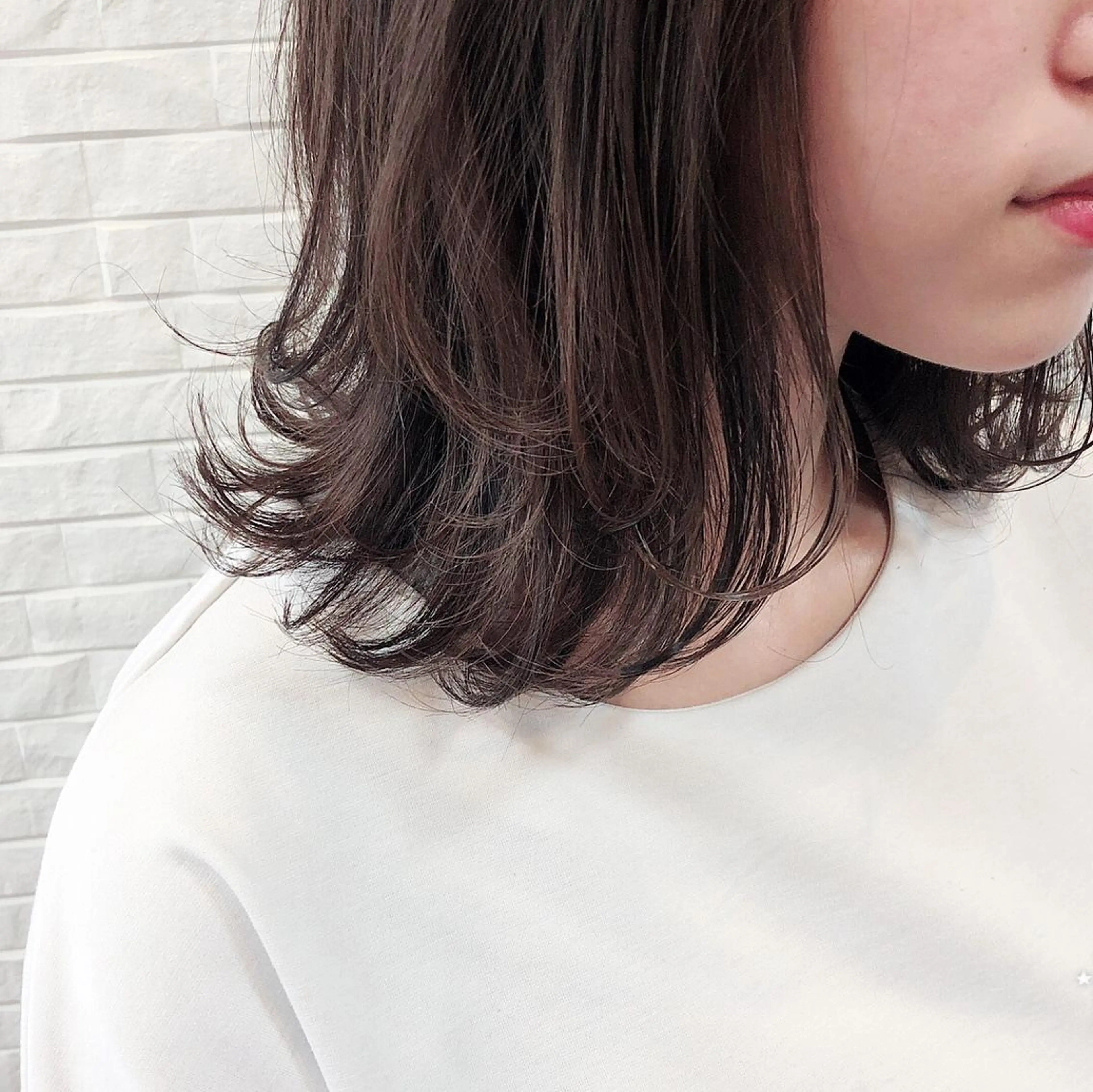 ミディアム カラー The book hand salon所属・伊藤 さやかのヘアスタイル