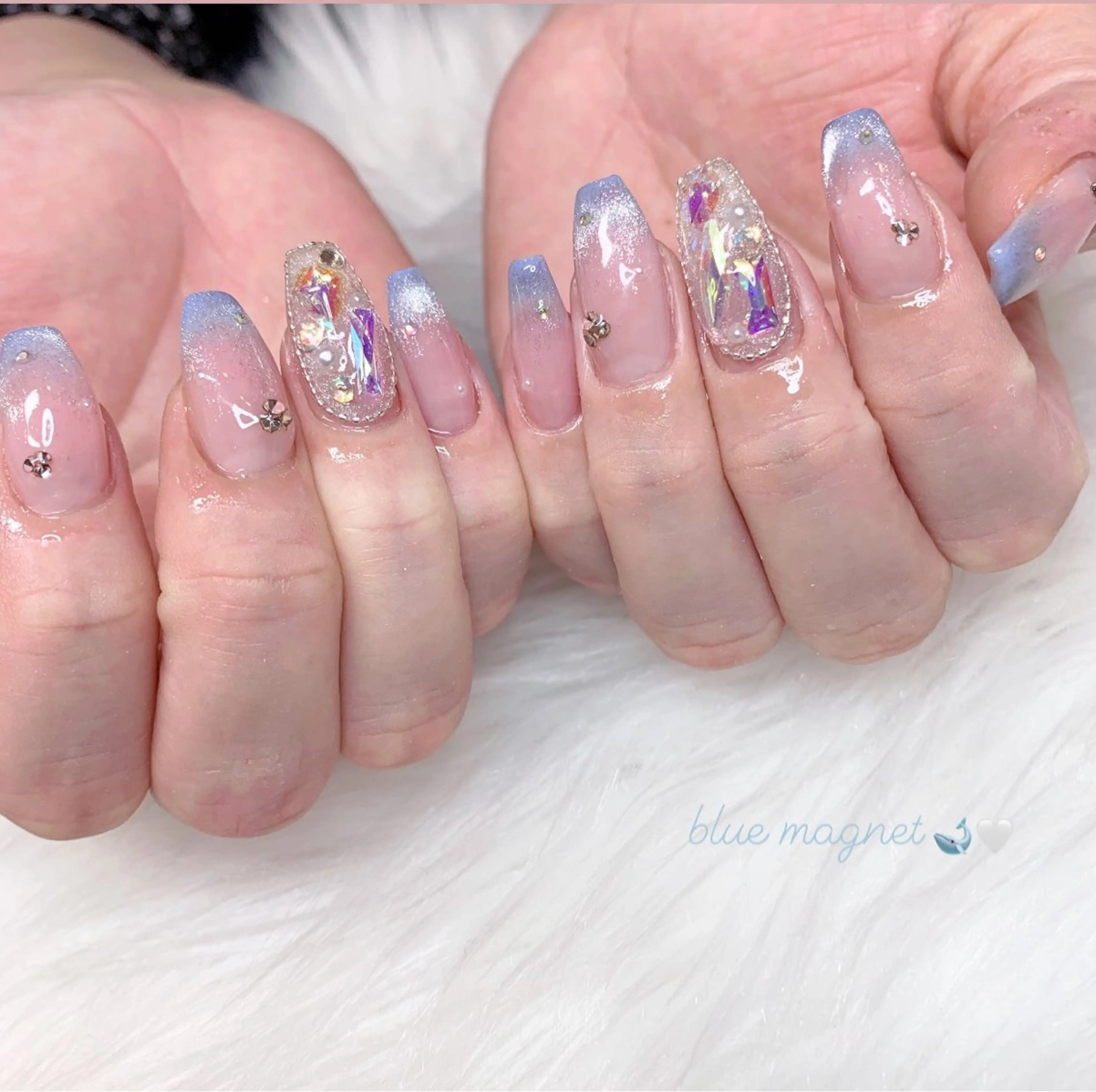 ネイル ハンドネイル La neige* yuki 🥯🍑のネイルデザイン