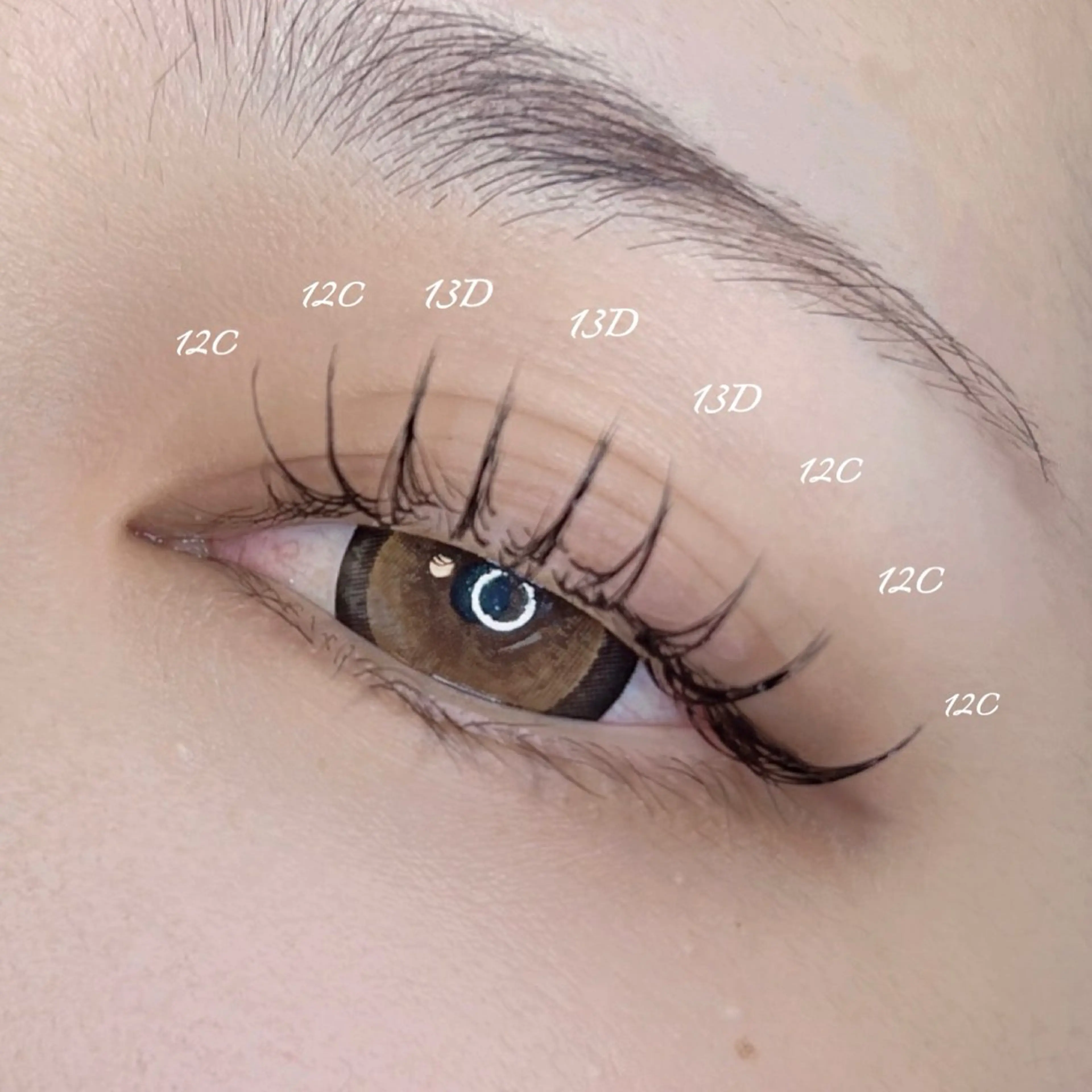 マツエク・マツパ 束感まつ毛 フラットラッシュ パリジェンヌラッシュリフト まつげパーマ セーブル Riona /大阪/マツエク💎のマツエク・マツパデザイン