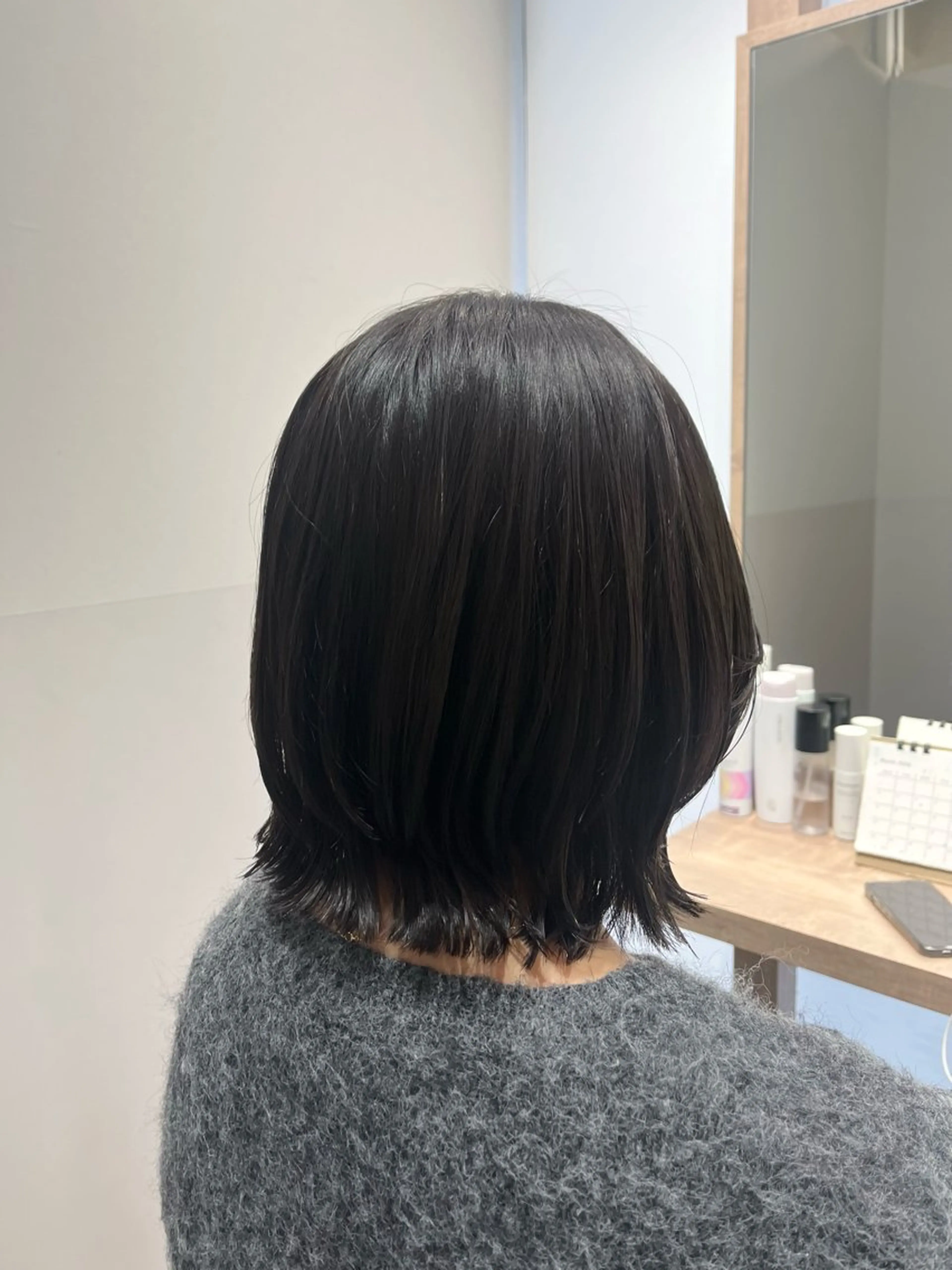 ショート ボブレイヤー ボブ レイヤーカット 外ハネヘア カット ヘアカラー トリートメント SALOWIN大宮crest所属・大宮レイヤーカット× 透明感カラー　rioのヘアスタイル