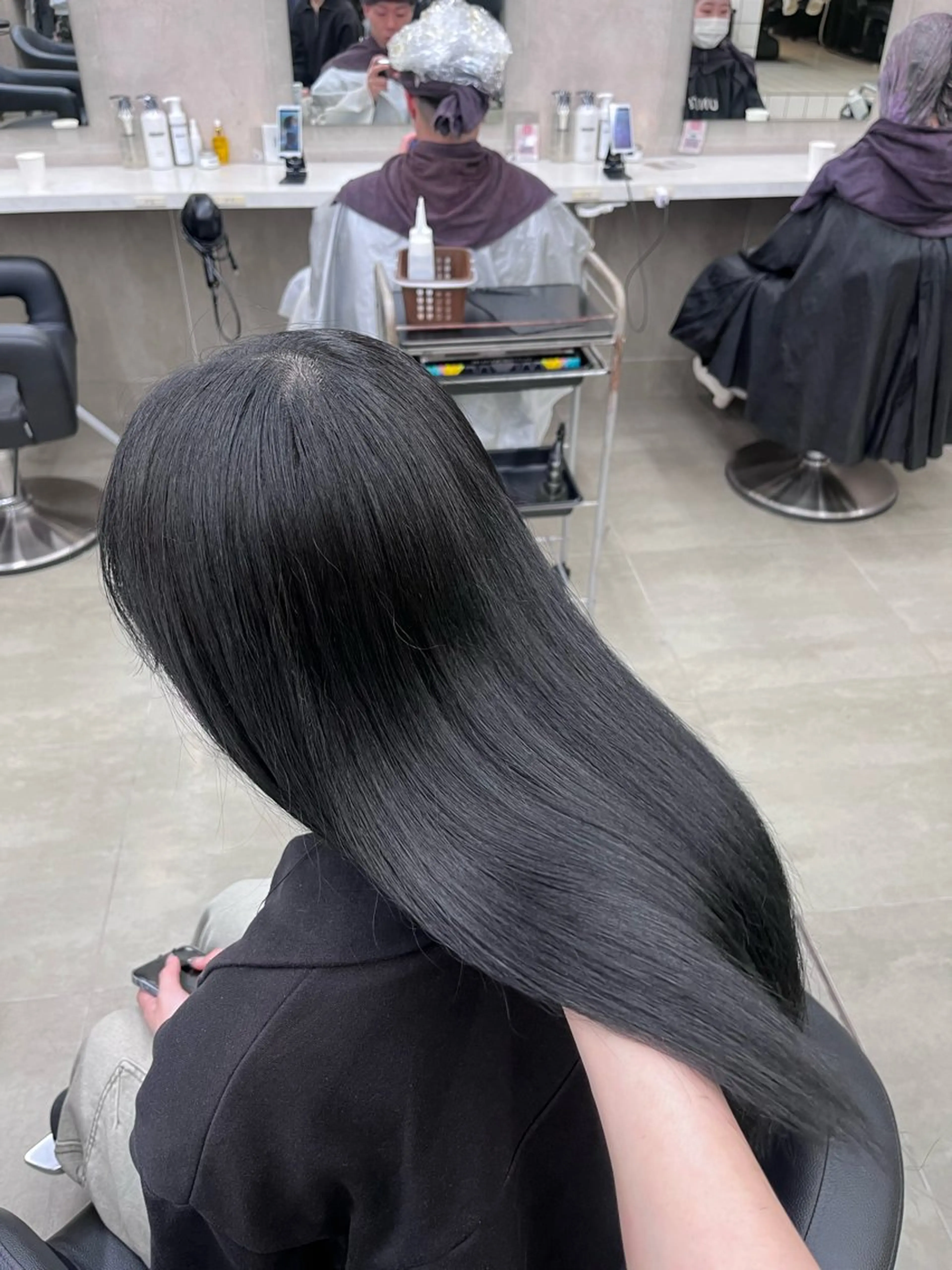 カラー ヘアカラー トリートメント 🥀韓流暖色ヘア 🥀yuzukiのヘアスタイル