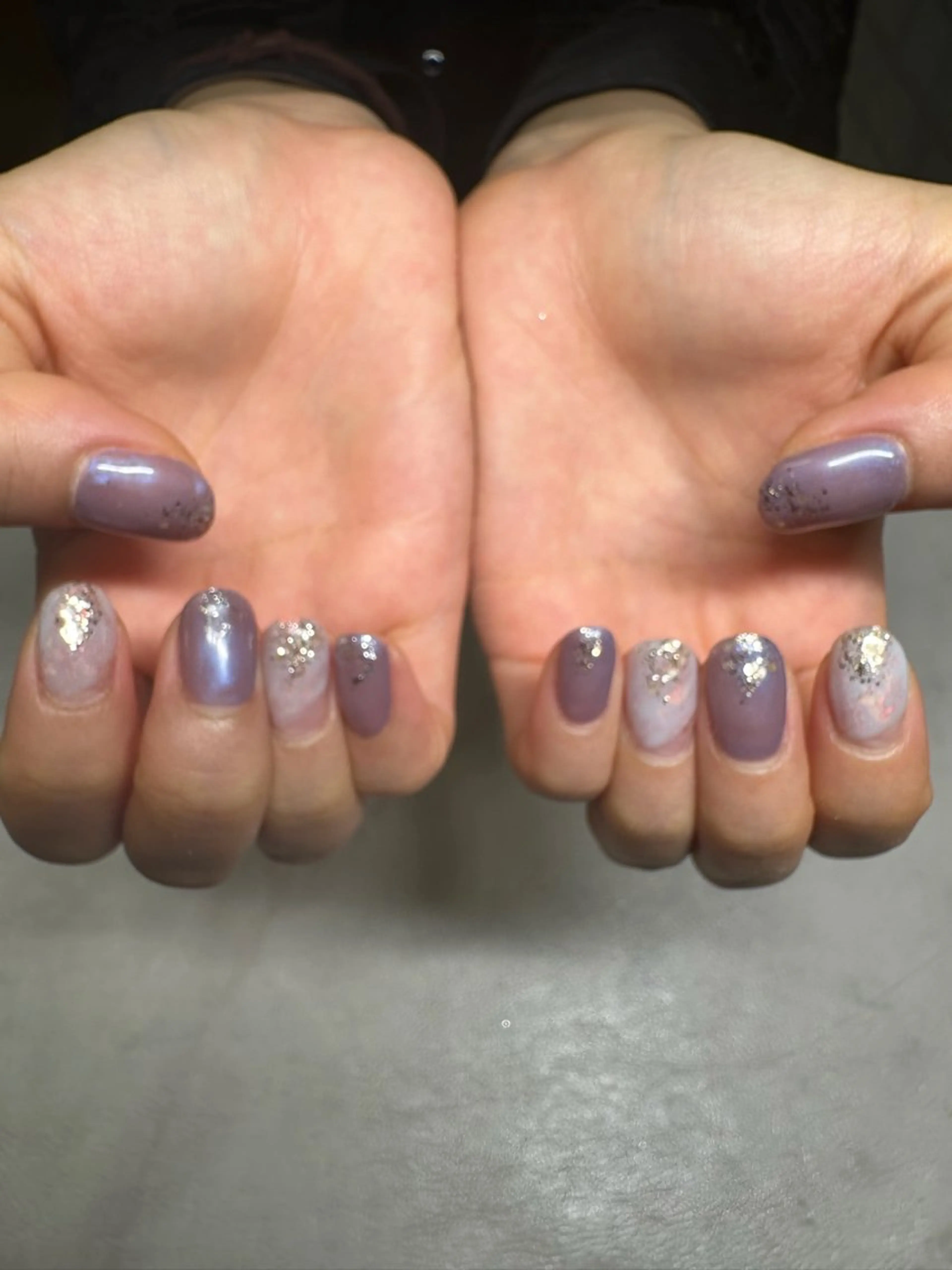 ネイル Chiara チップ長さ出しのネイルデザイン