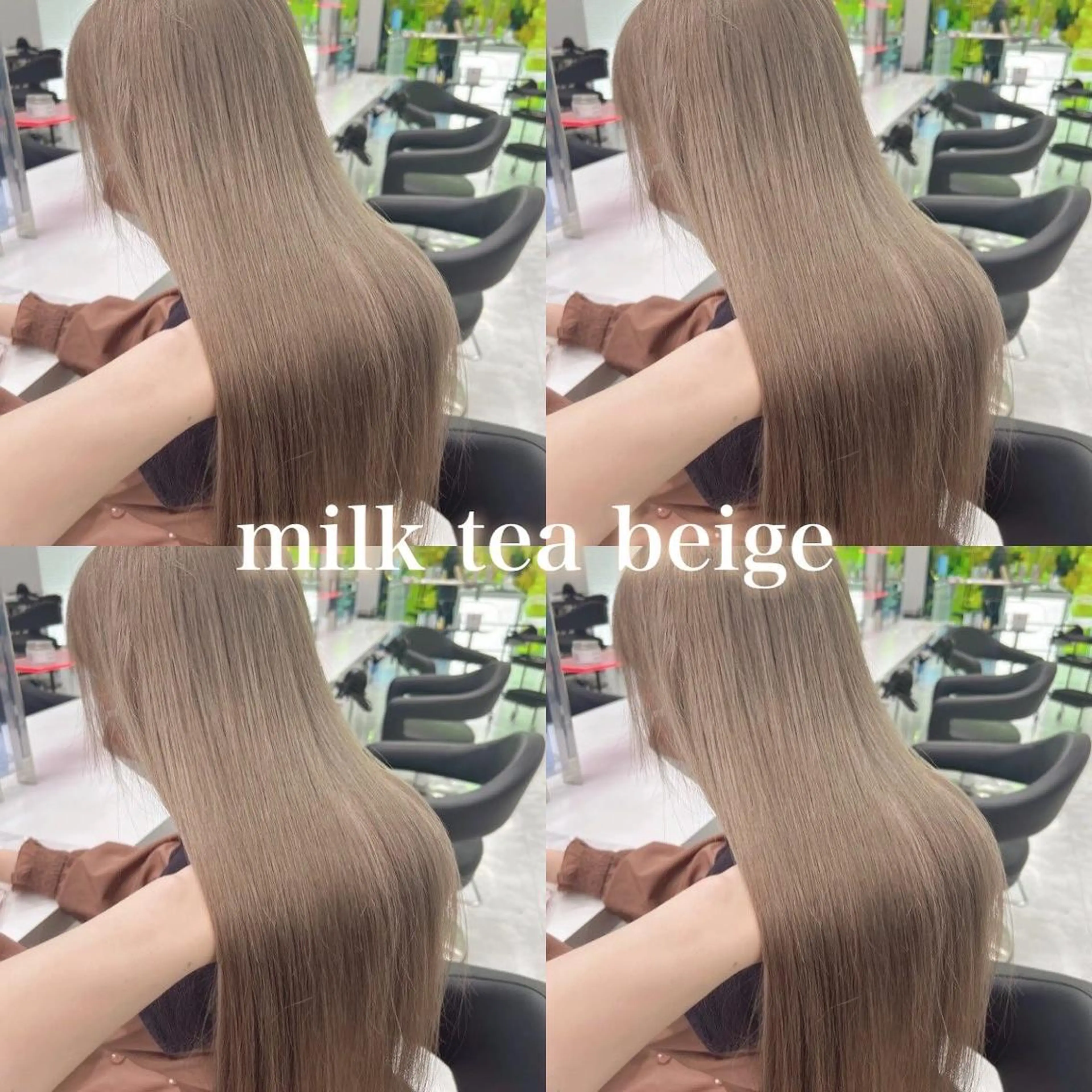 セミロング カラー ブリーチなし透明感 カラー/MISANOのヘアスタイル