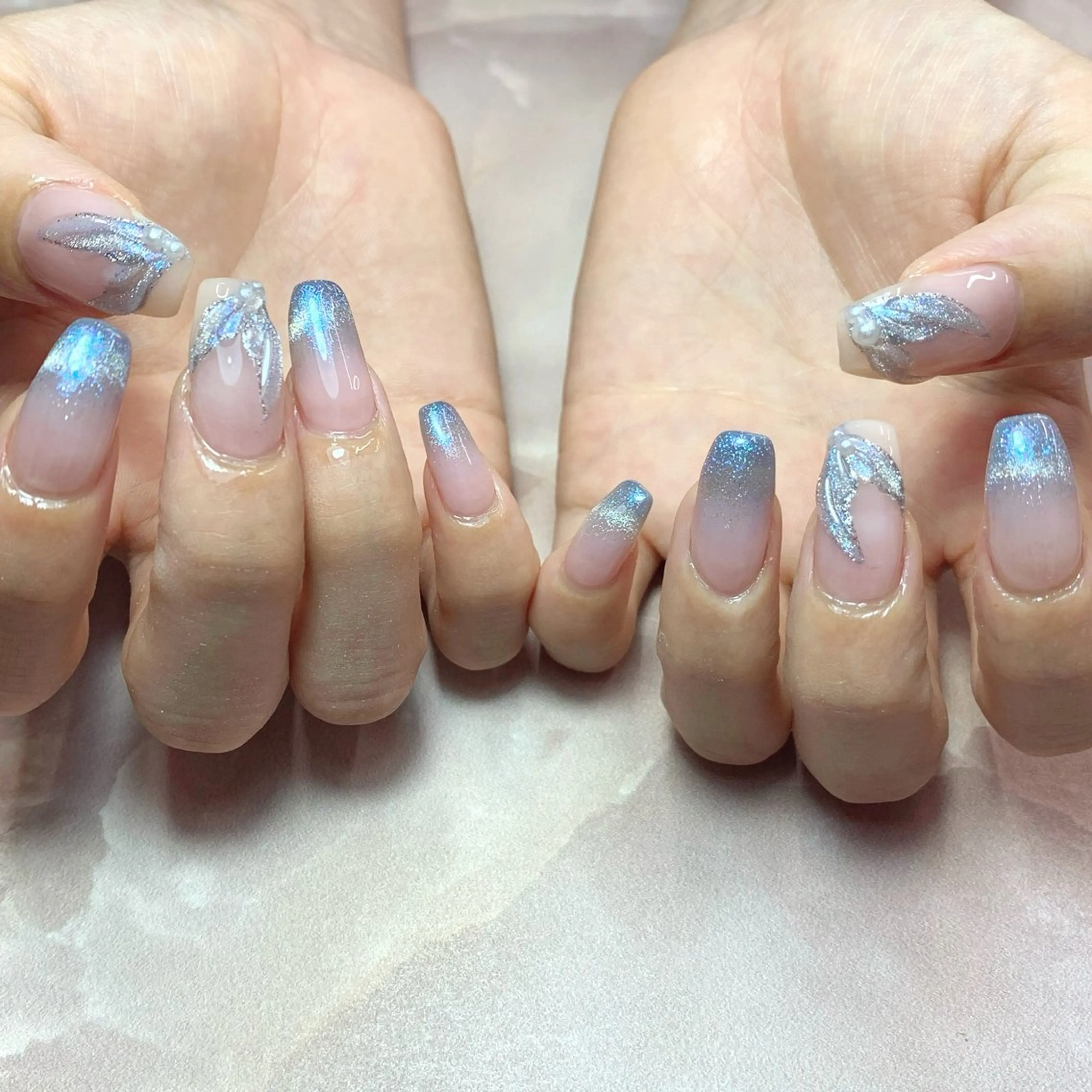 ネイル ハンドネイル Rose Glass 高蔵寺店のネイルデザイン