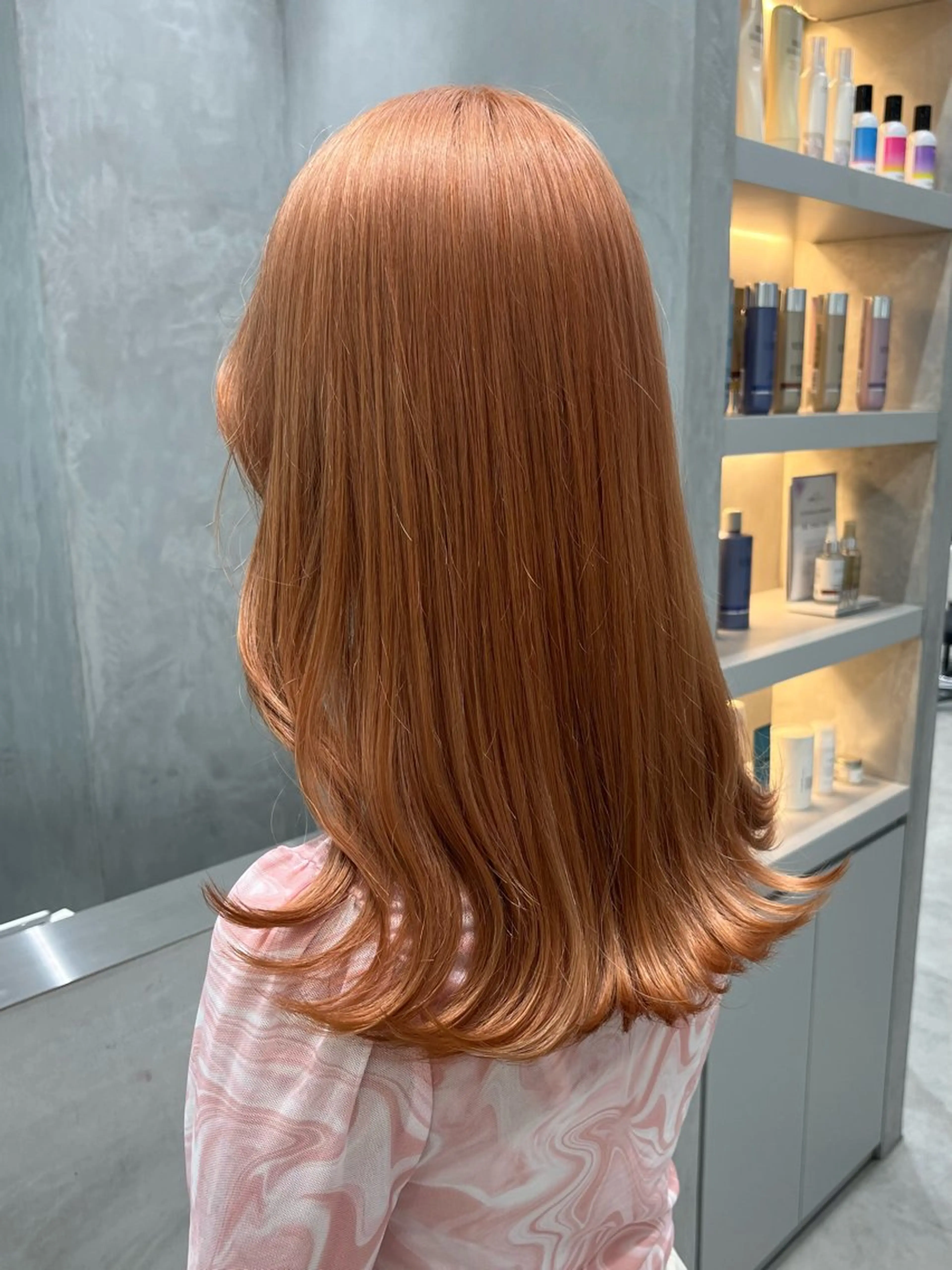 セミロング カラー ヘアカラー GO TODAY SHAiRE SALON 町田店所属・🫧大森 知夏🫧のヘアスタイル