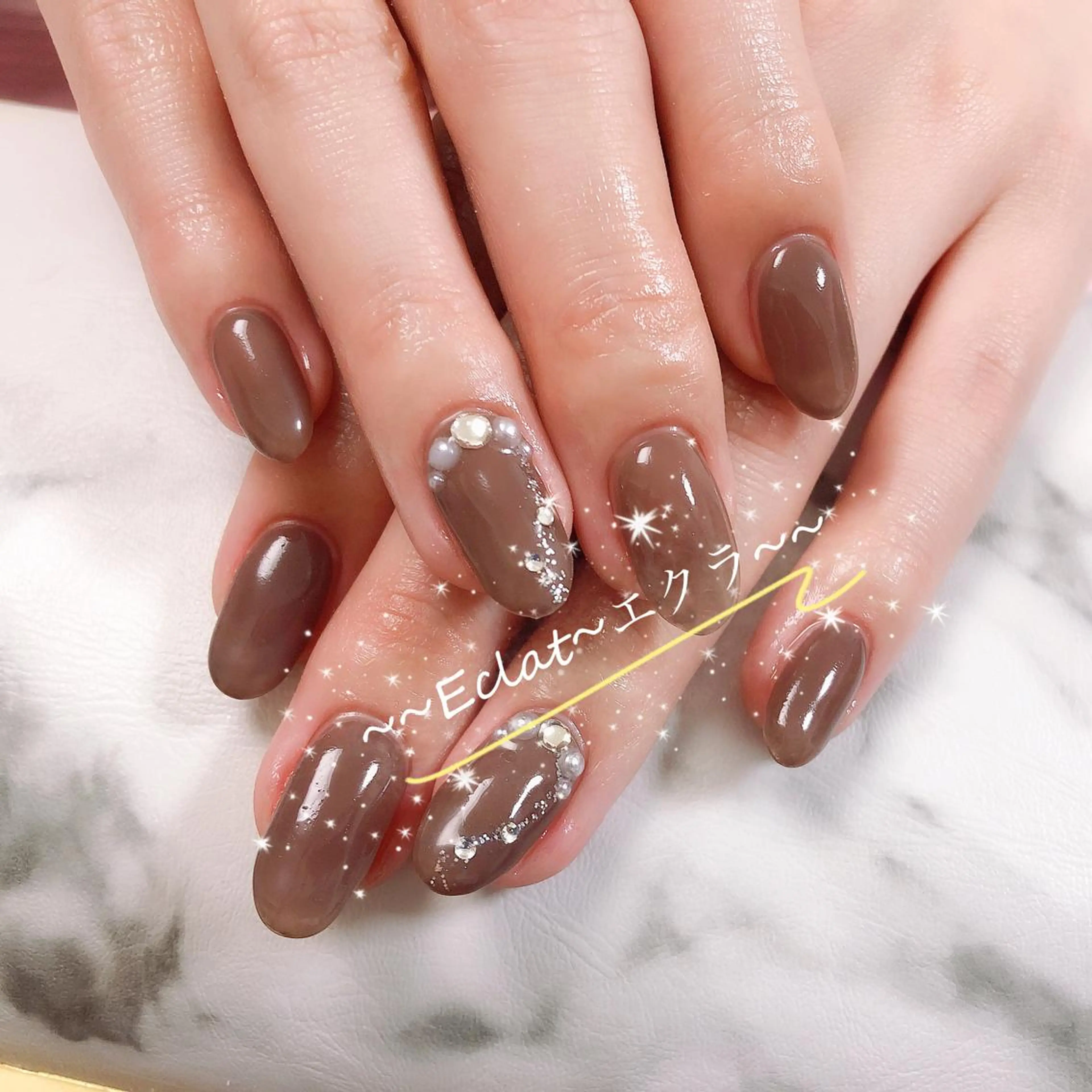 ネイル ネイルサロンエクラ 🫧Shizukaのネイルデザイン