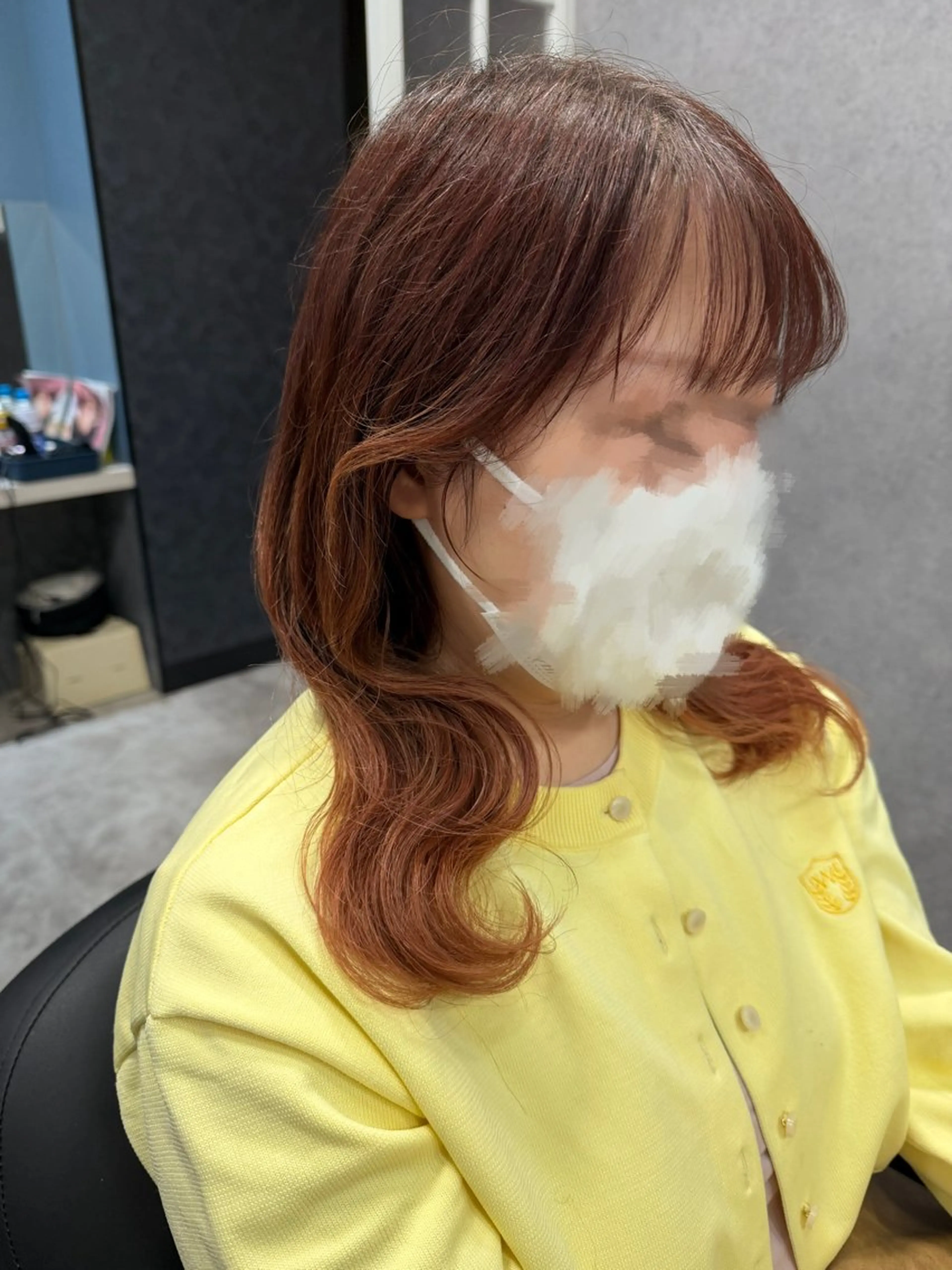 セミロング ヘアアレンジ ヘアセット 個室美容室miyuu hair&spa所属・加藤 あおいのヘアスタイル