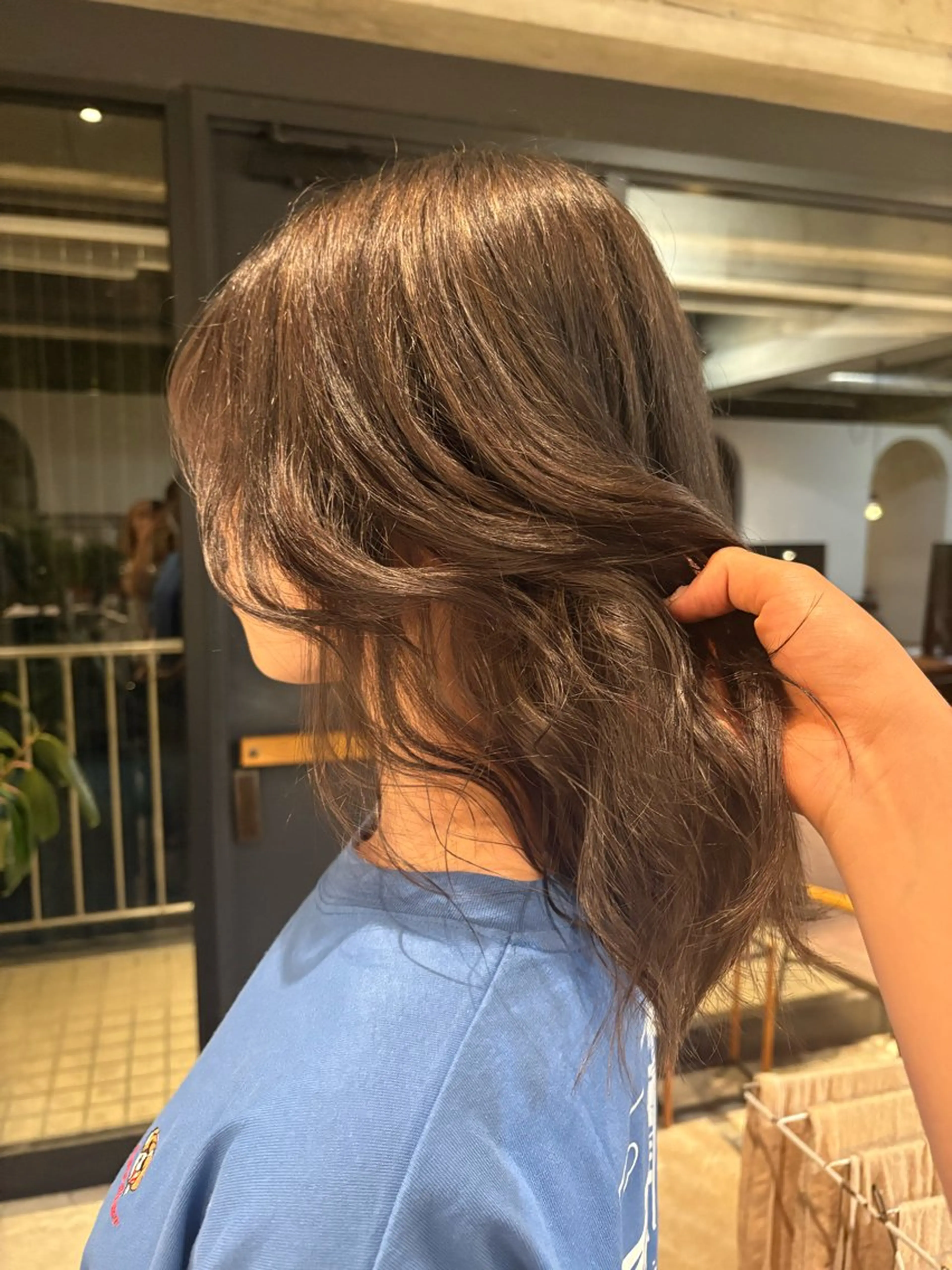 カラー ヘアカラー 中村 文音のヘアスタイル