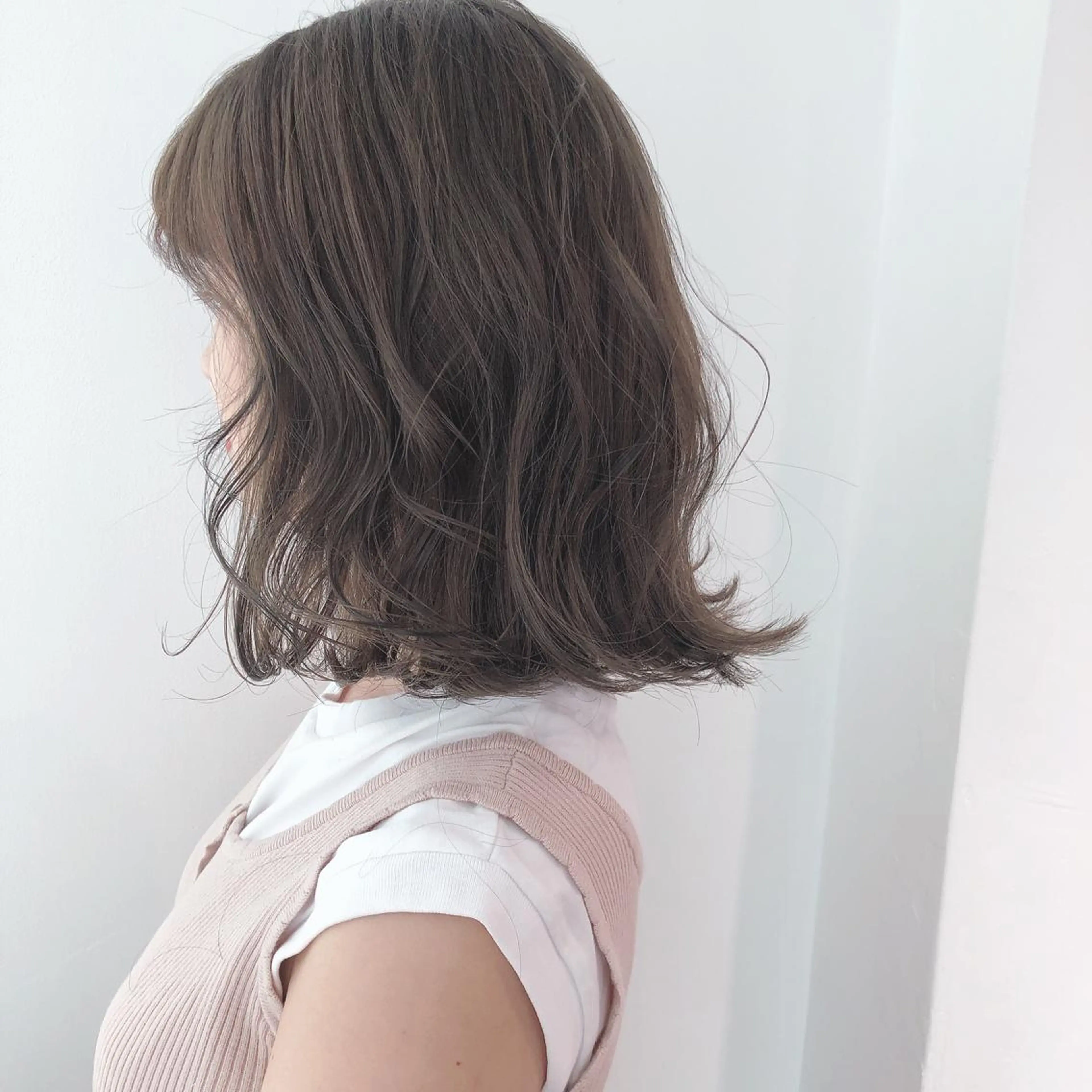 ミディアム カラー ブリーチ ケアカラー ヘアカラー トリートメント ヘアセット ❤️sai❤️ official❤️のヘアスタイル