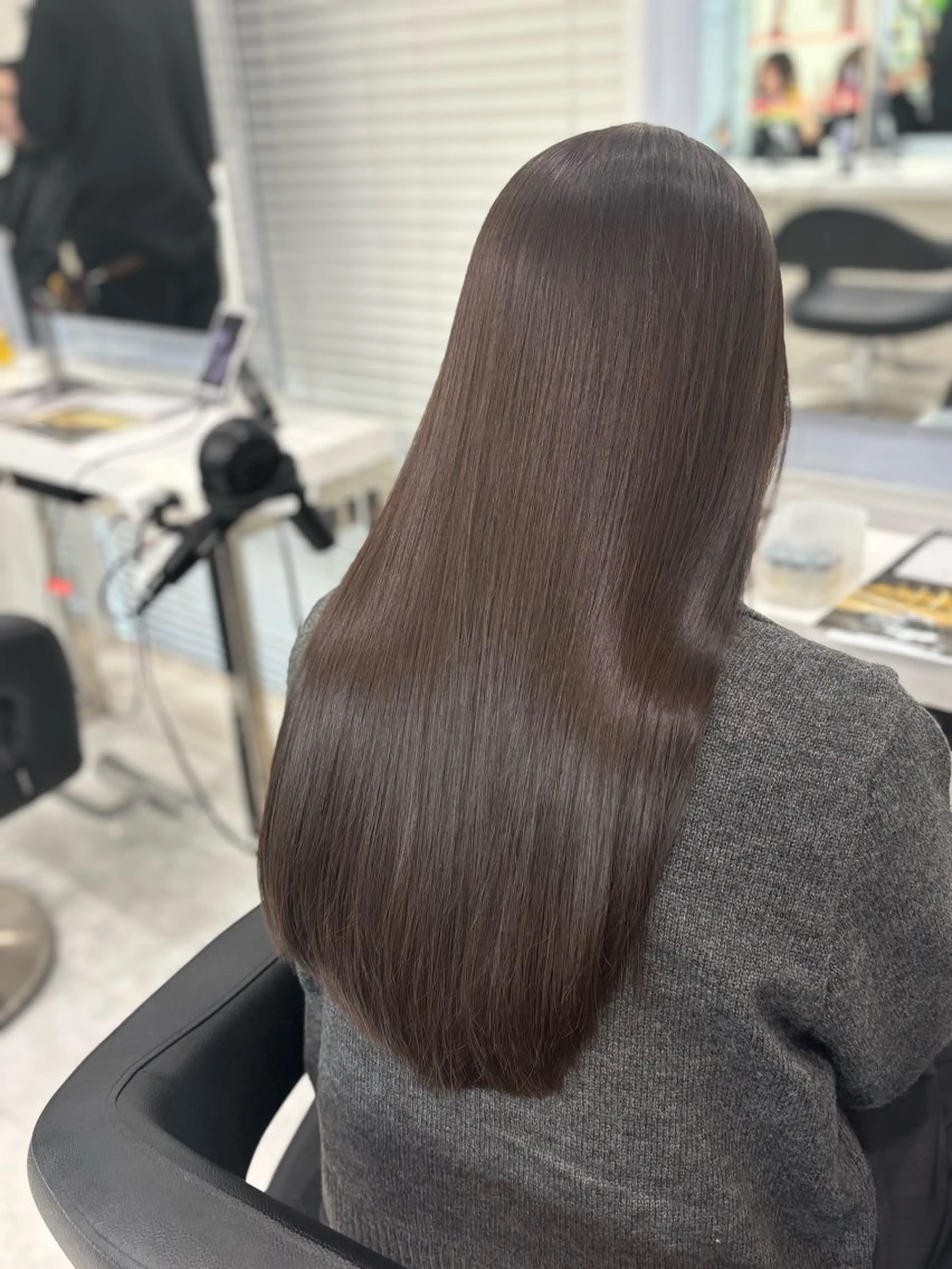 ミディアム ヘアカラー トリートメント ヘッドスパ 上品🤍韓国レイヤー /透明感🤍FUGAのヘアスタイル