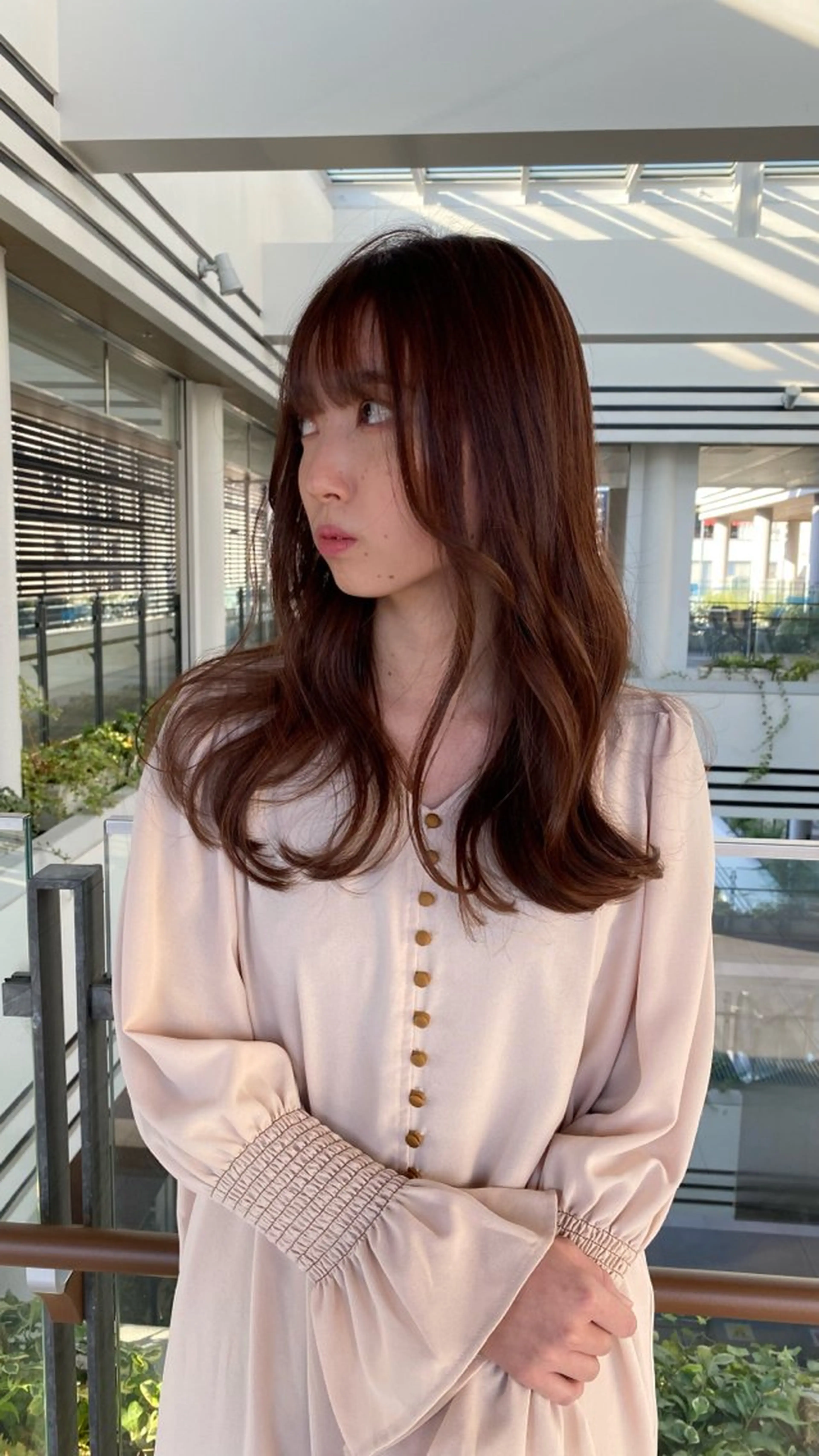 ロング カラー ヘアカラー RURI韓国ボブ 🇰🇷タッセルボブのヘアスタイル