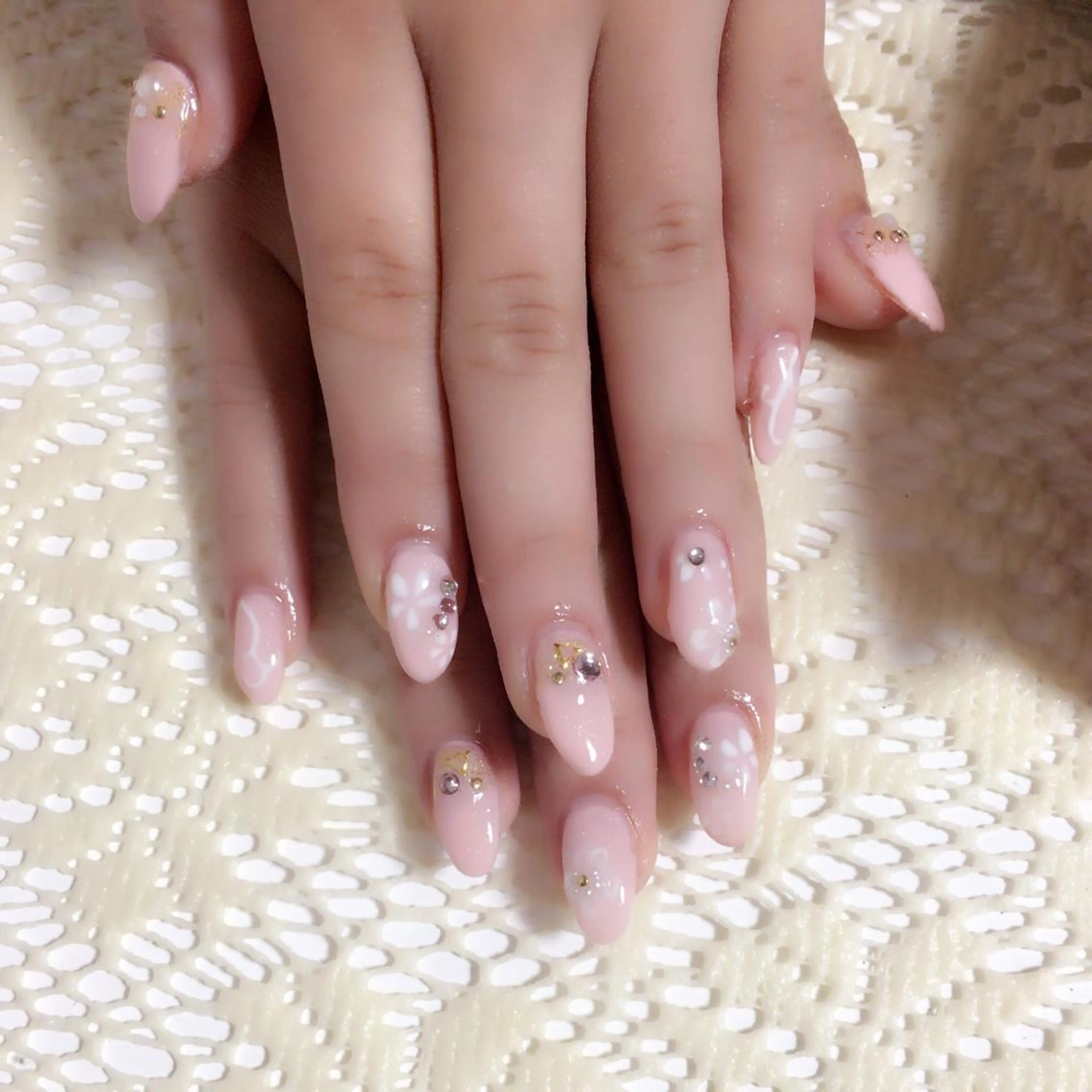 ネイル 桜ネイル ジェルネイル 藤 あやのネイルデザイン