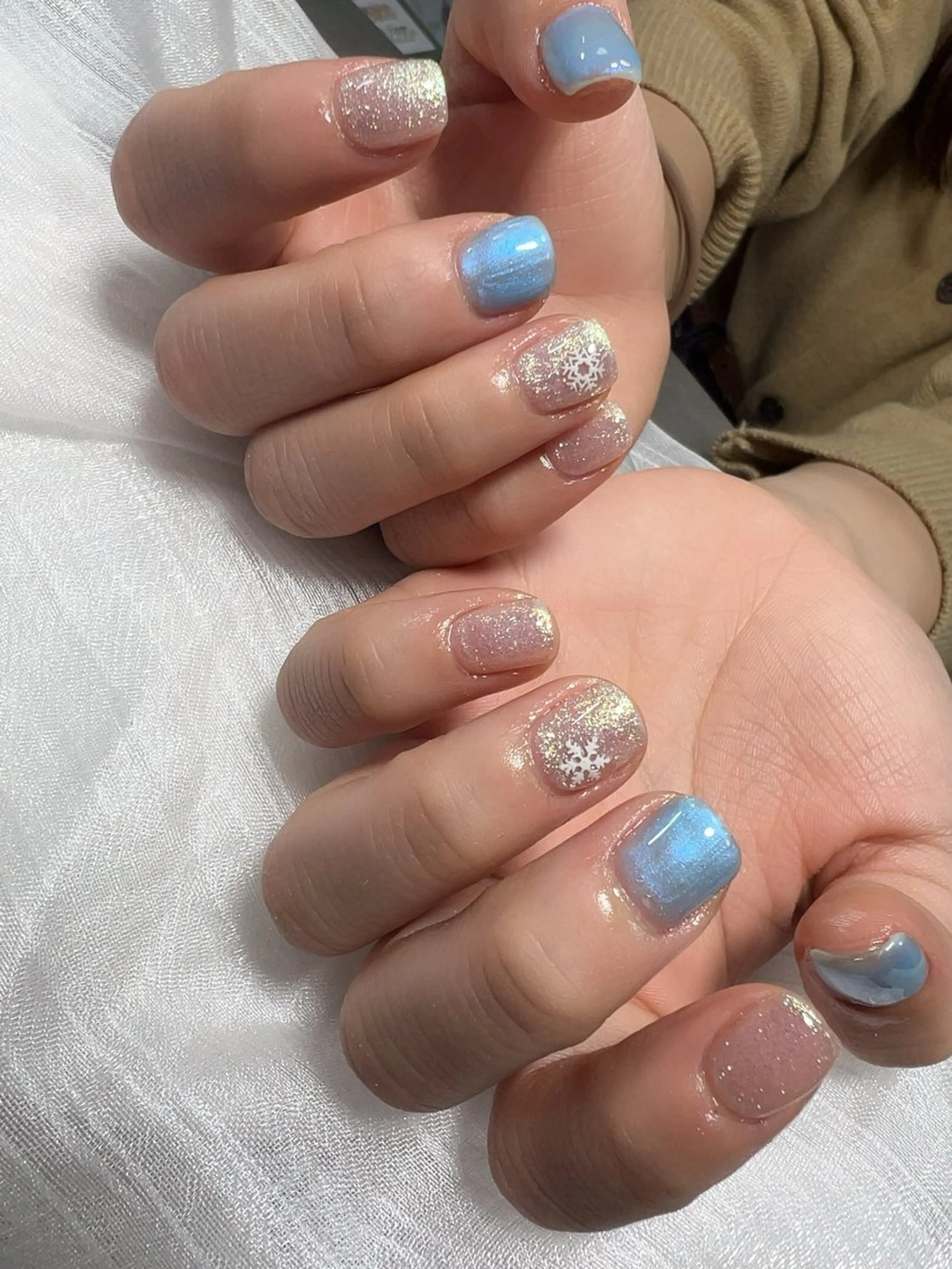 ネイル 成人式 長さ出し フットネイル フレンチネイル ジェルネイル ハンドネイル Nail NaNaのネイルデザイン