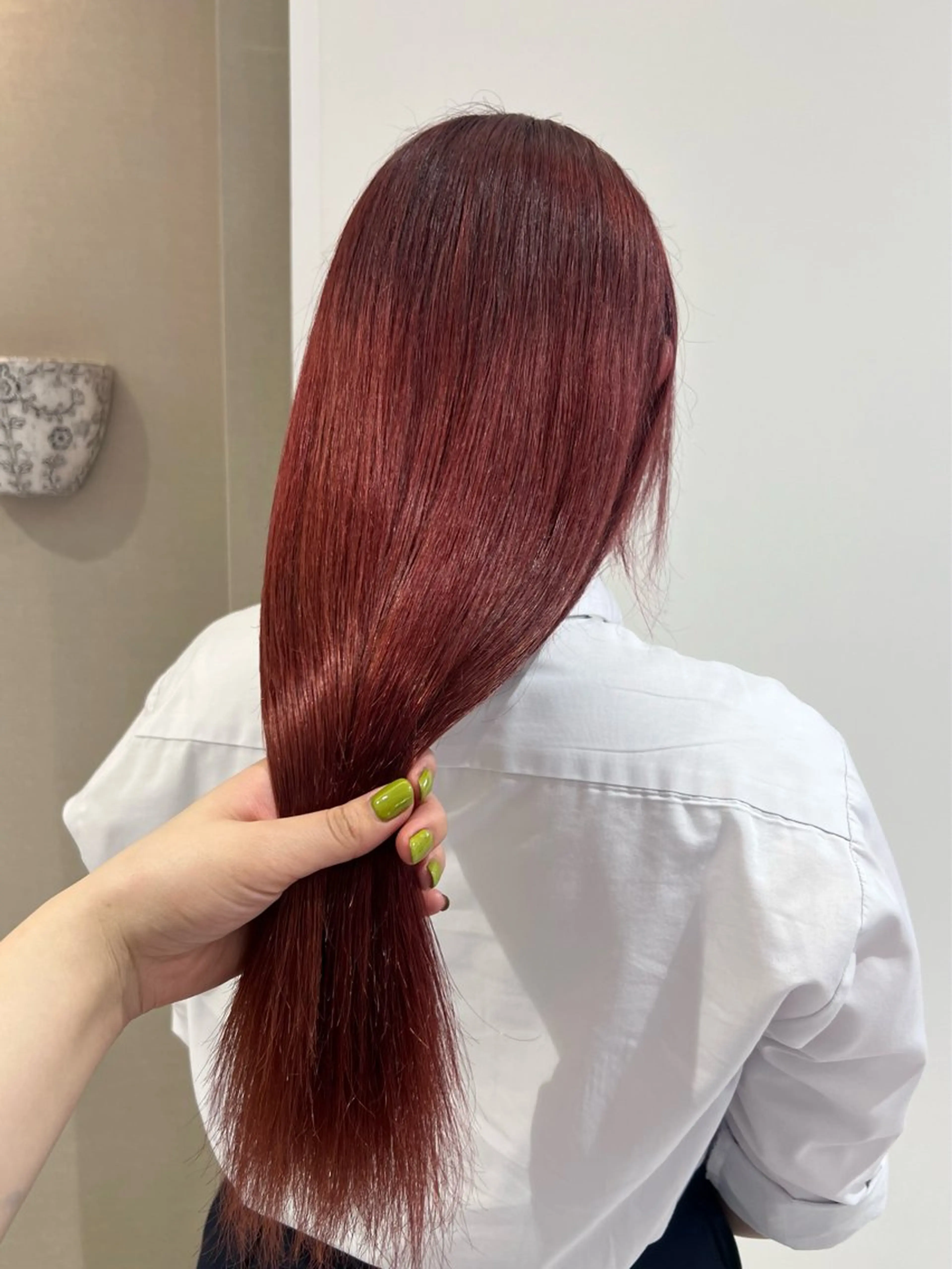 セミロング カラー ヘアカラー karin🌛ボブ／ 透明感たっぷりカラーのヘアスタイル