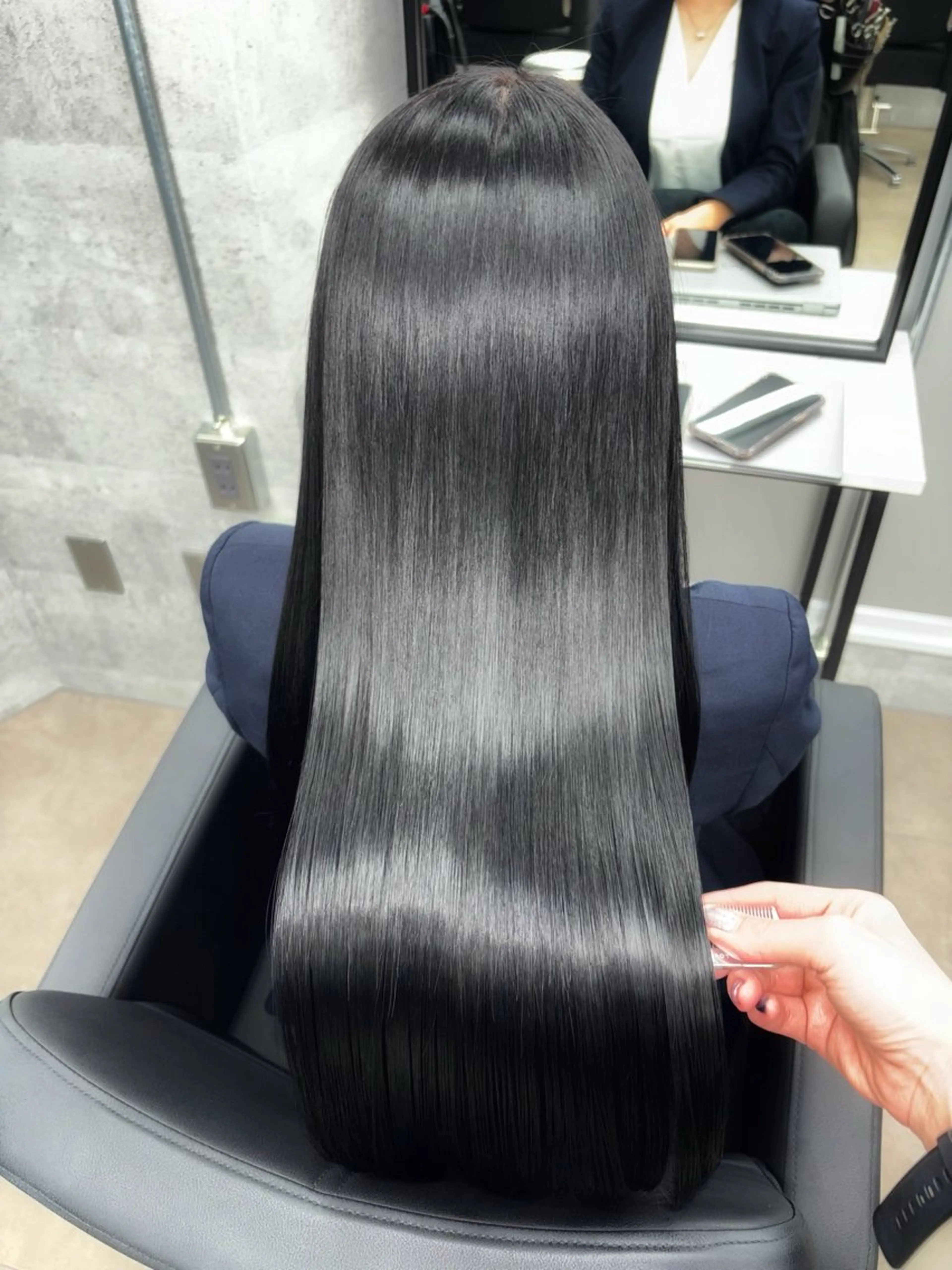 ロング カラー 髪質改善/韓国 ﾚｲﾔｰ/店長/原島のヘアスタイル