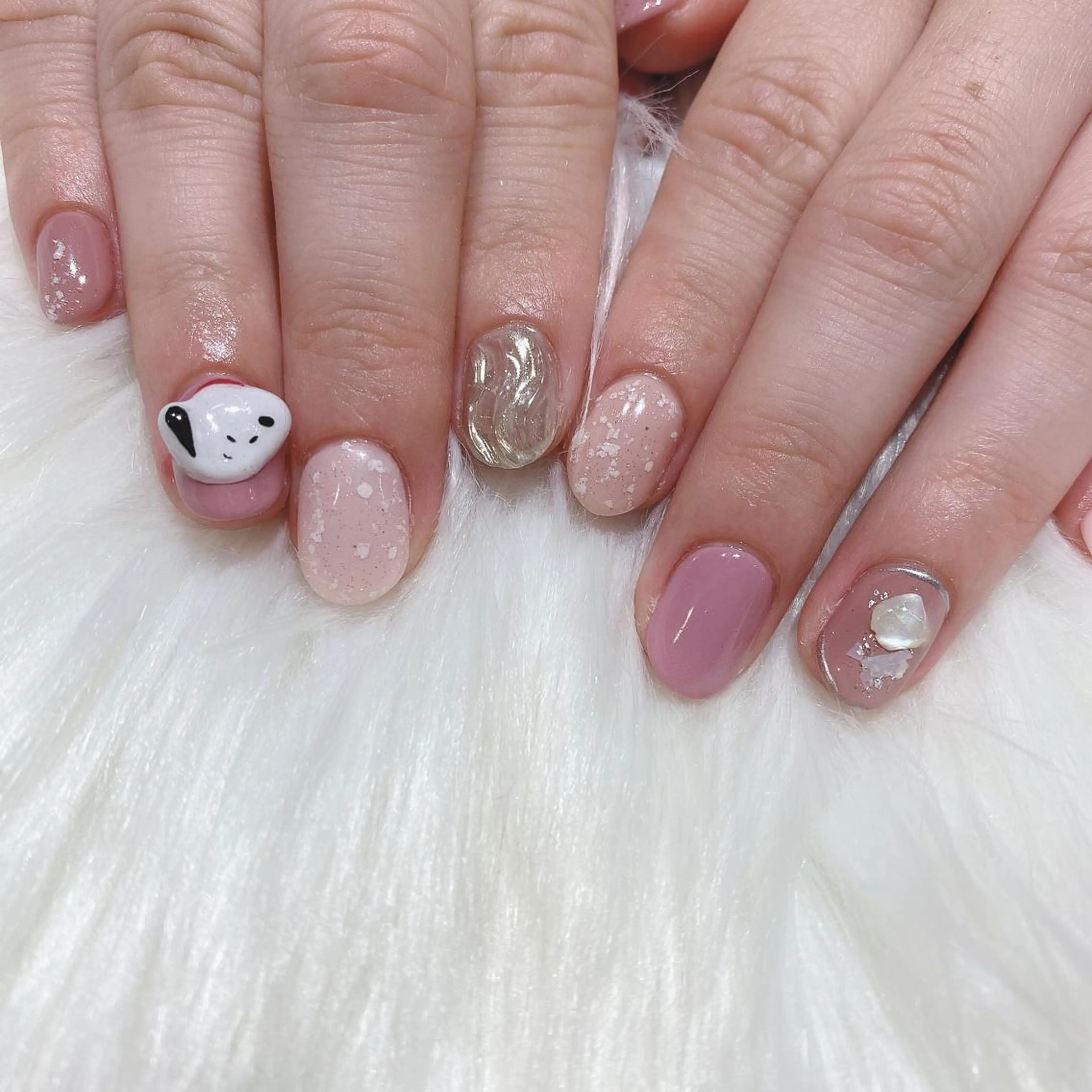 ネイル ハンドネイル 西岡 杏のネイルデザイン