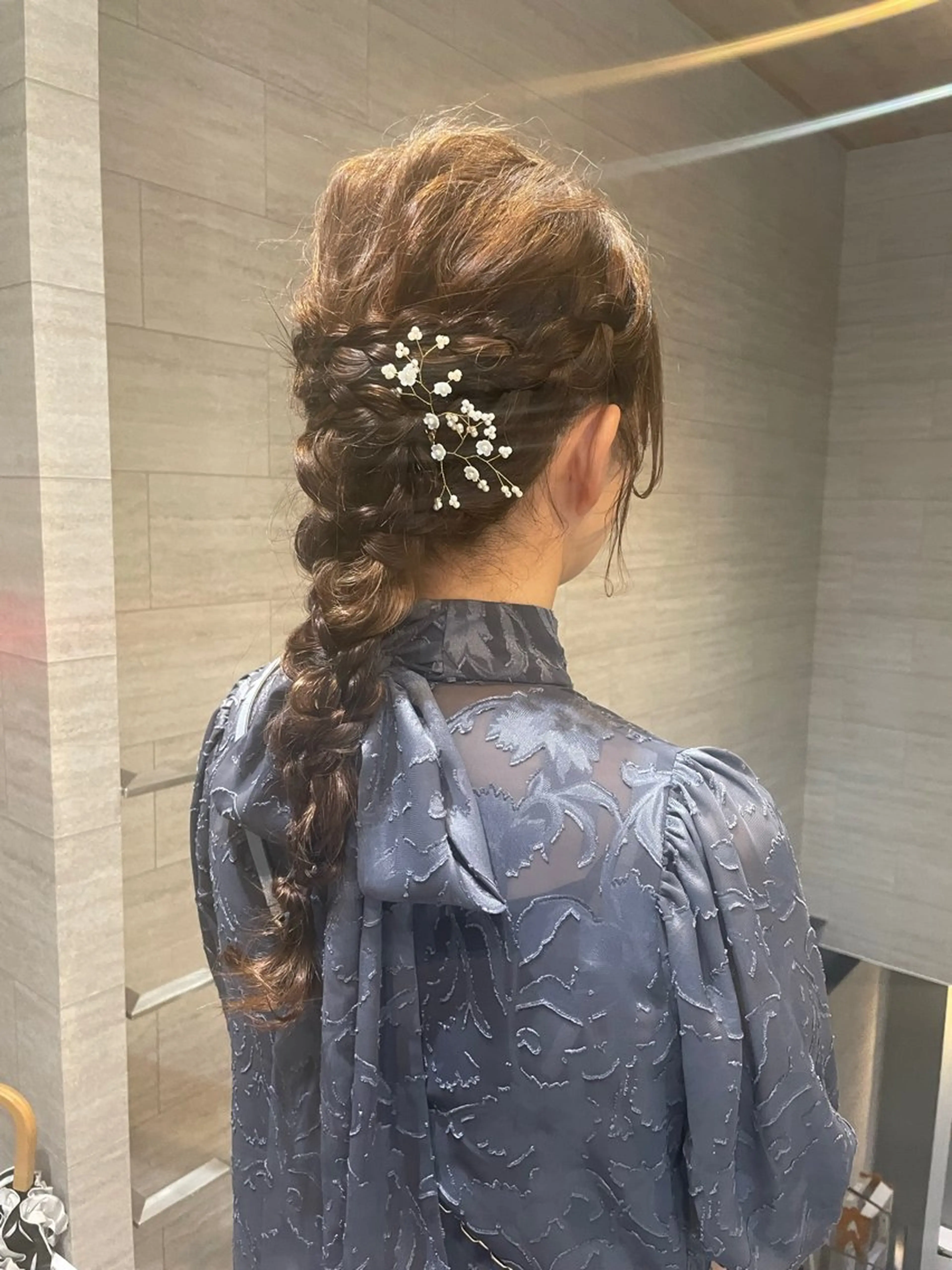 ロング ヘアセット N°rico川喜田 里衣のヘアスタイル