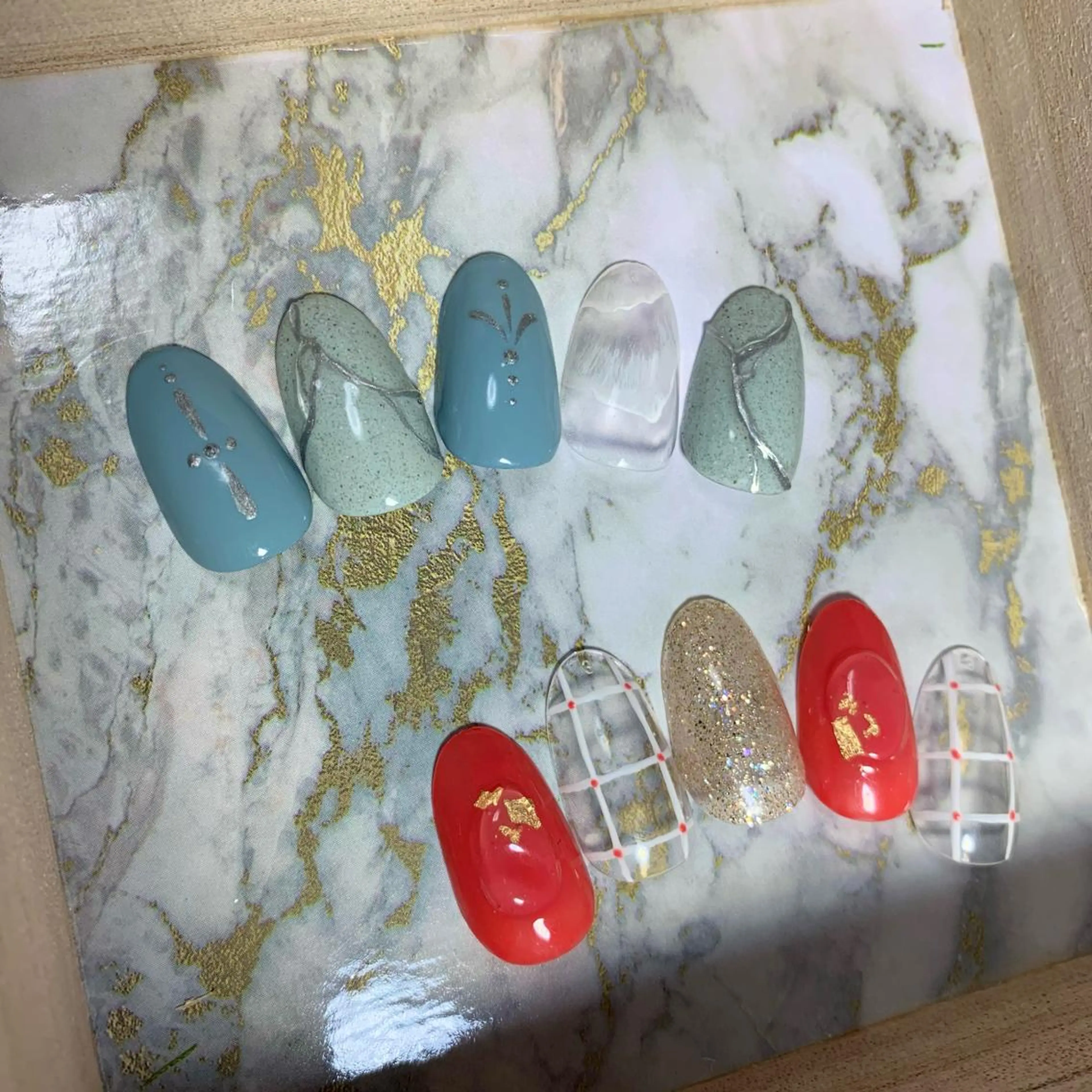 ネイル ハンドネイル Nailsalon BLOOM🌷 山崎のネイルデザイン