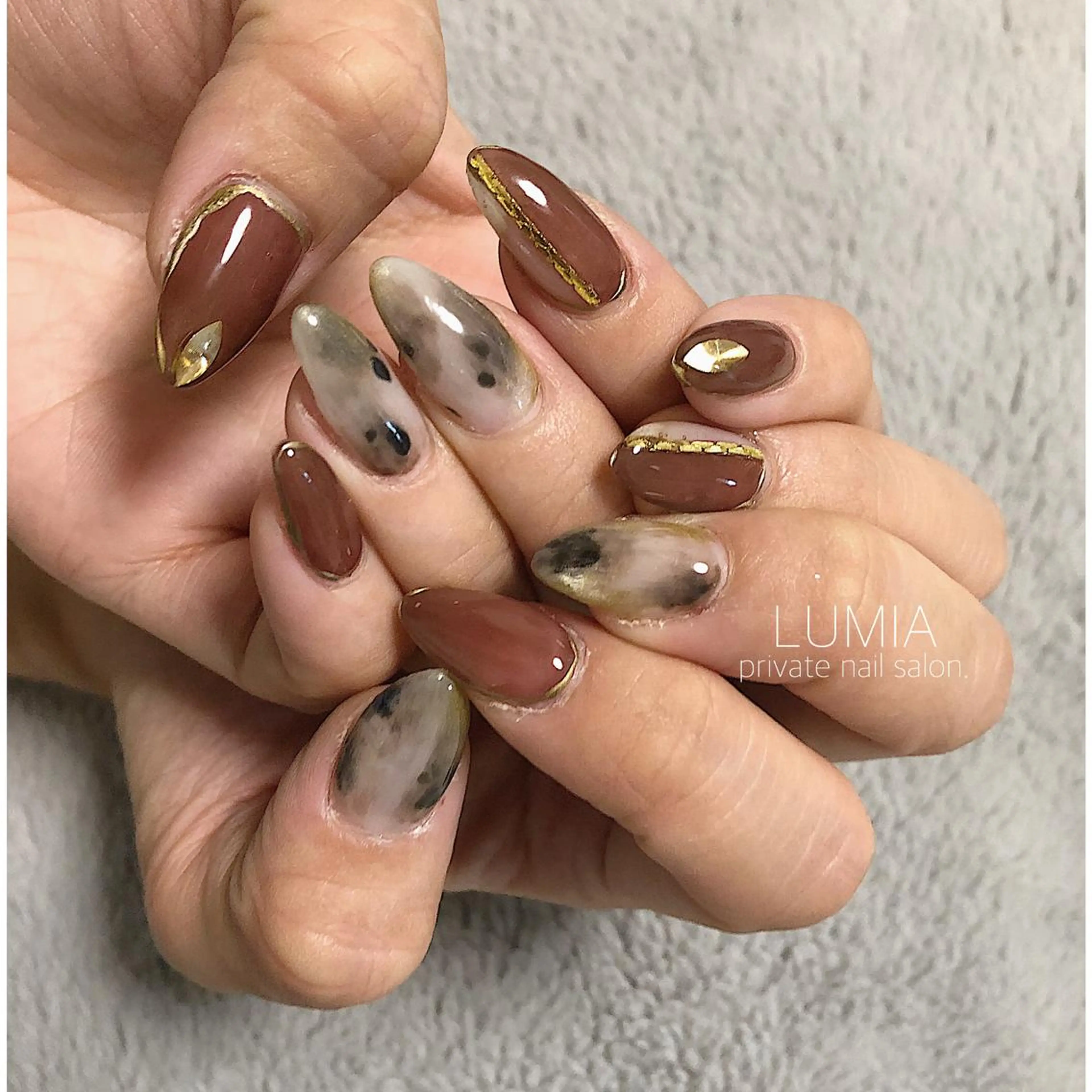 ネイル nail&eyelash Rine所属・Rine 放出 (リネ)のネイルデザイン