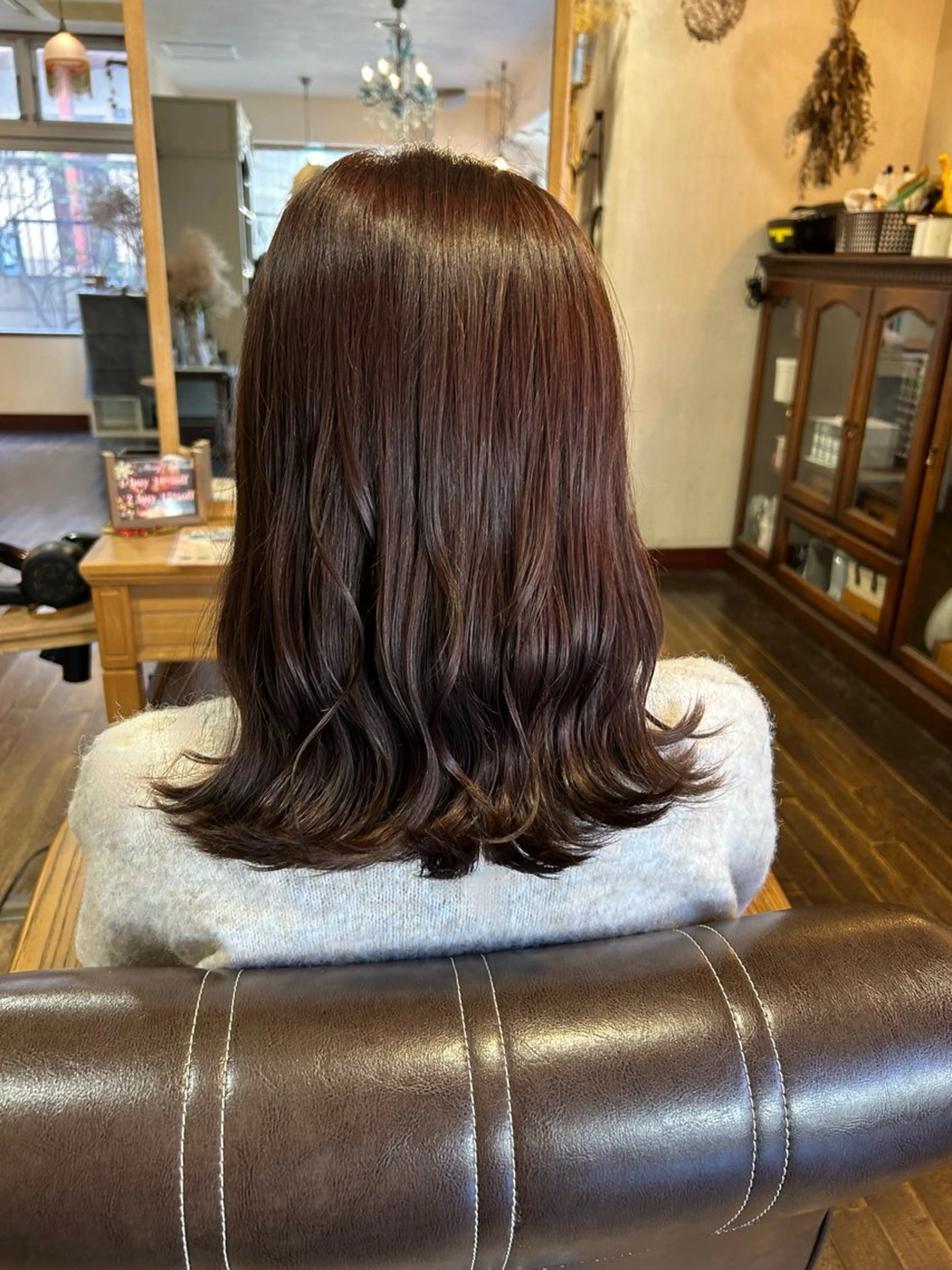 ミディアム ピンクブラウン レナ🧸🤎 アメリシュシュのヘアスタイル