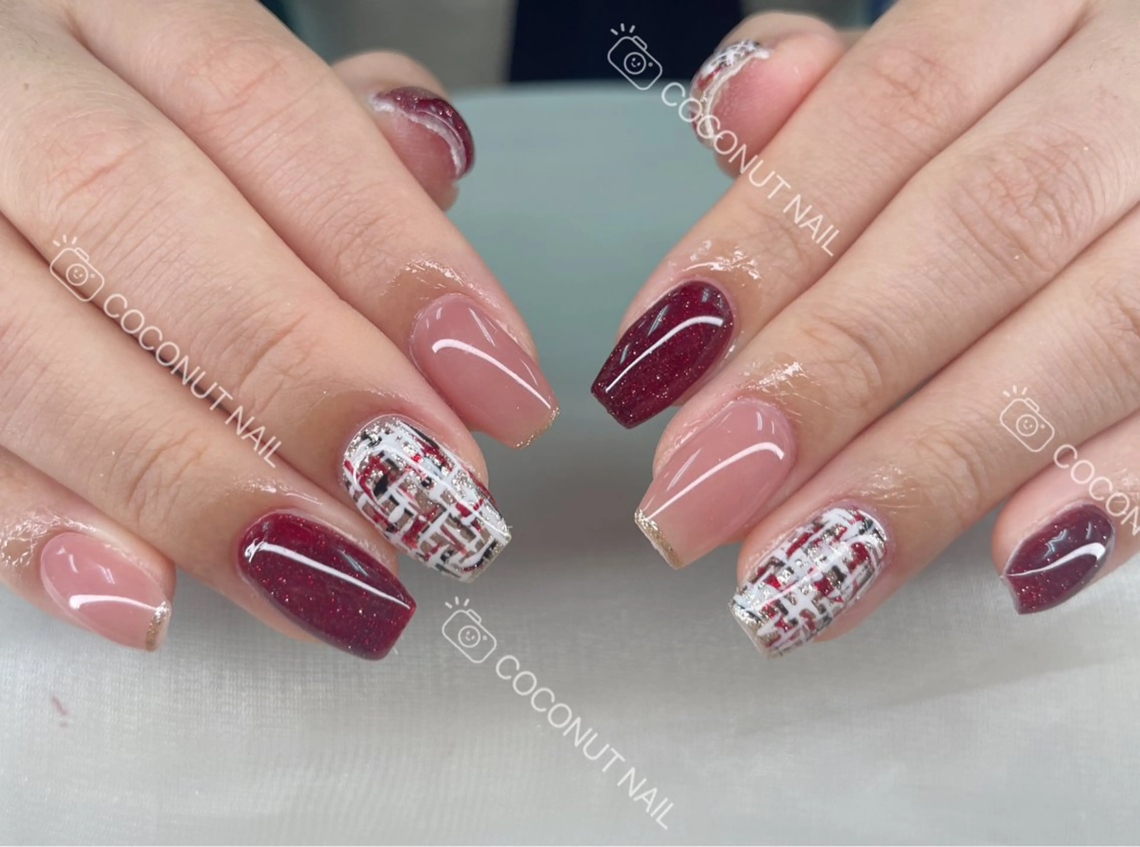 ネイル ハンドネイル 神田 ココナッツのネイルデザイン