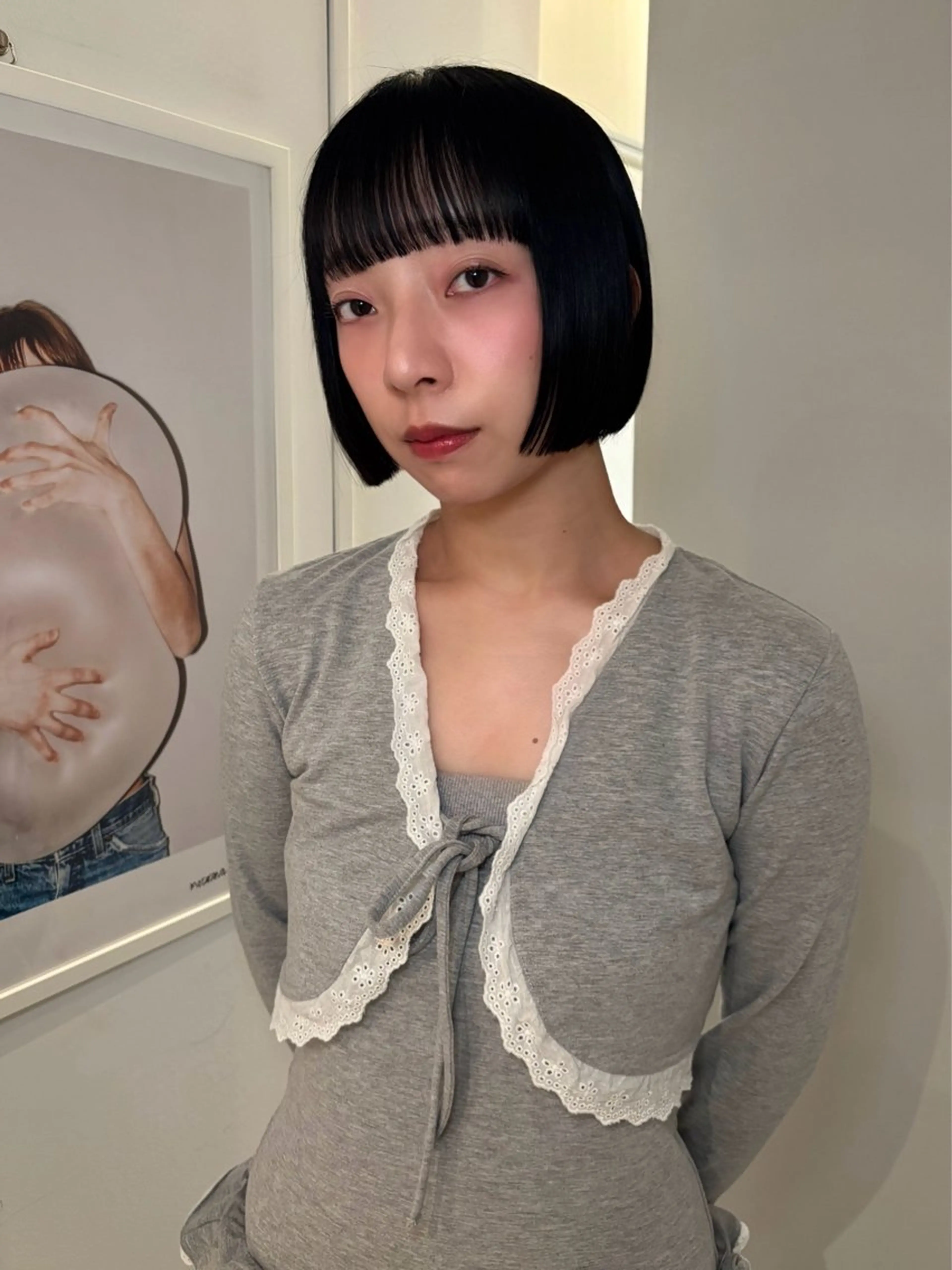 ショート カット riria/ボブ /ブラウンカラー🎀のヘアスタイル