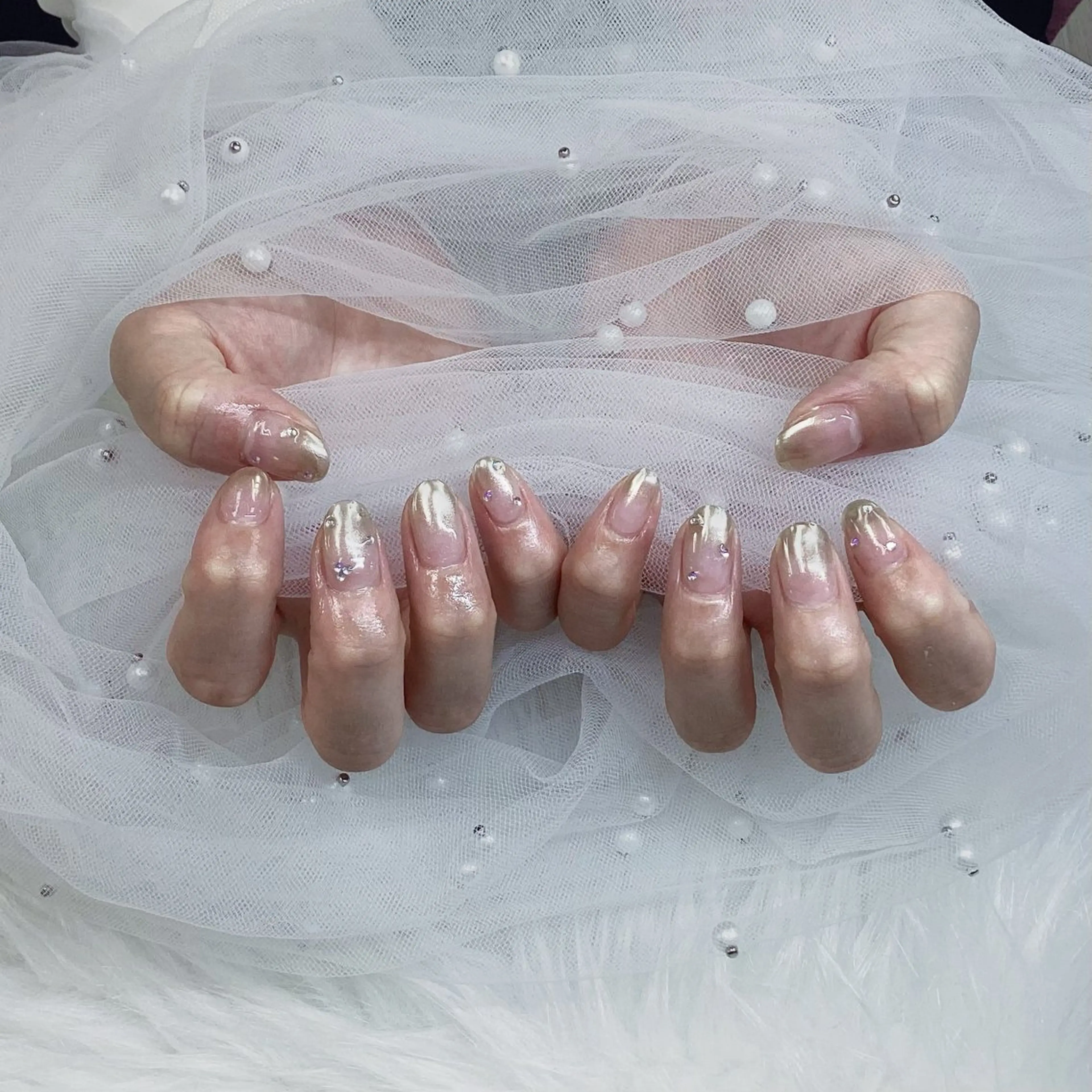 ネイル パーツ全部¥110 サロンミミのネイルデザイン