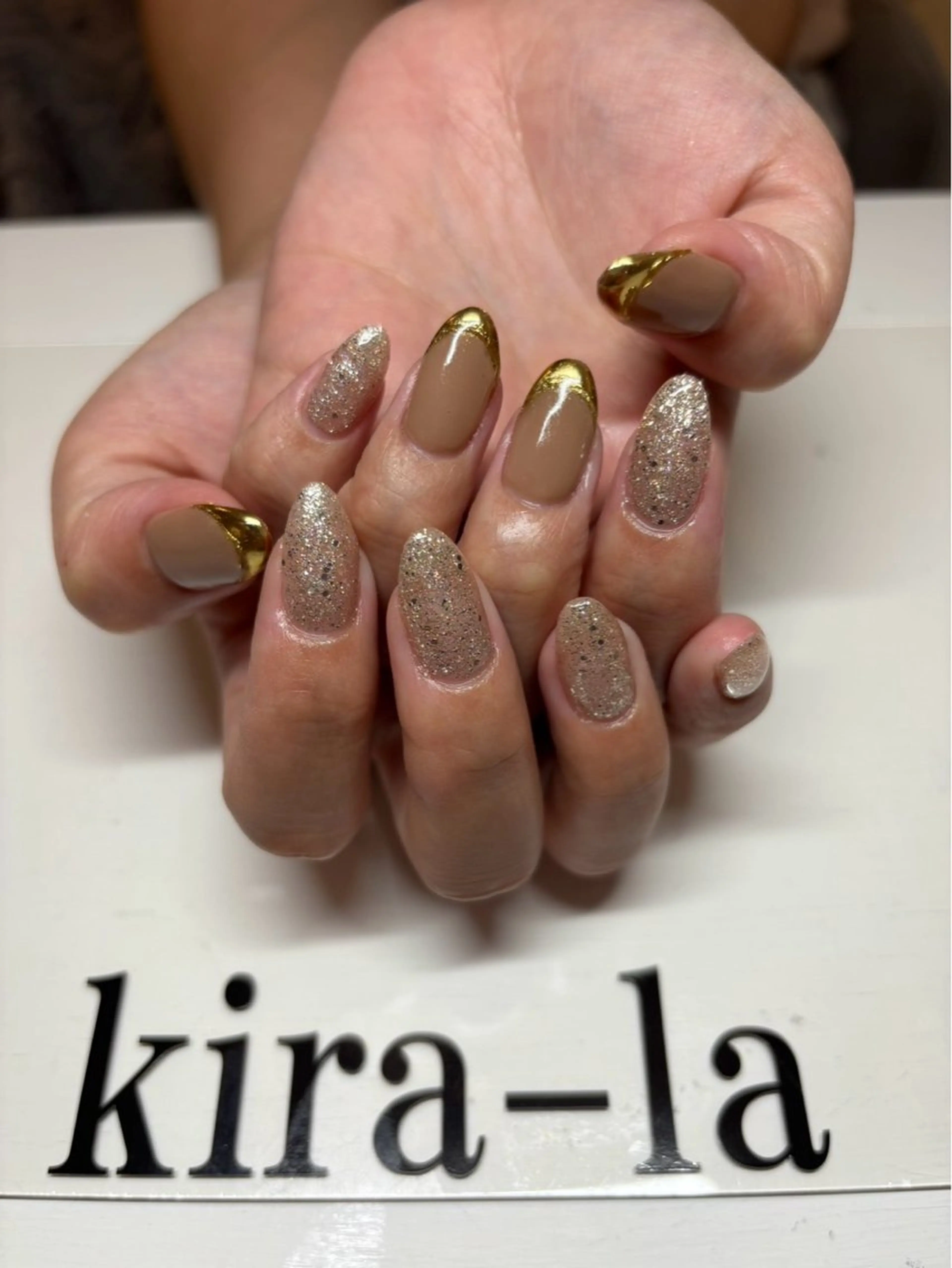 ネイル ミラーネイル kira-la キララ･:*..のネイルデザイン
