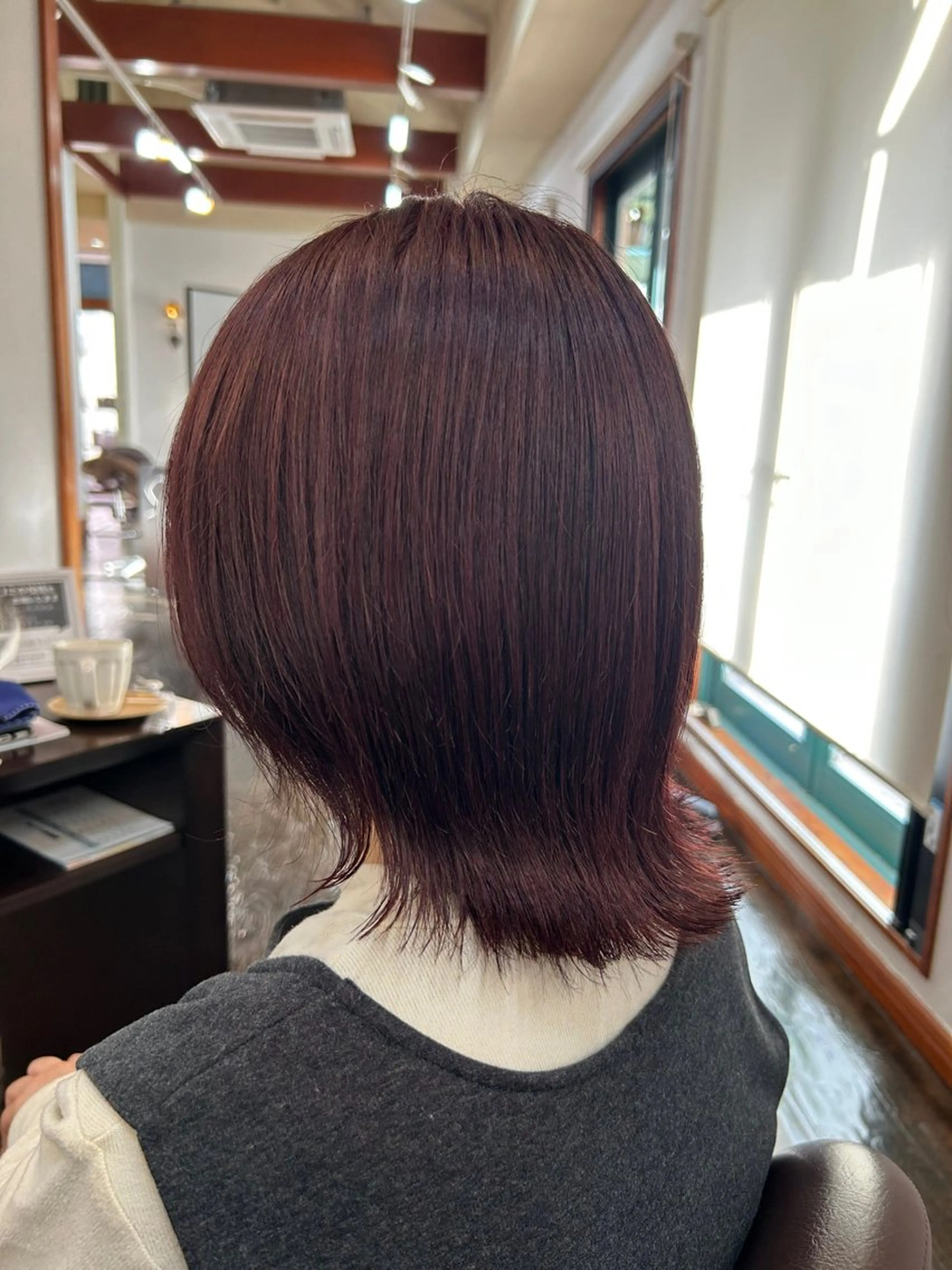 カラー ピンクカラー ローズカラー 坂本 瑞季 🤍 髪質改善のヘアスタイル