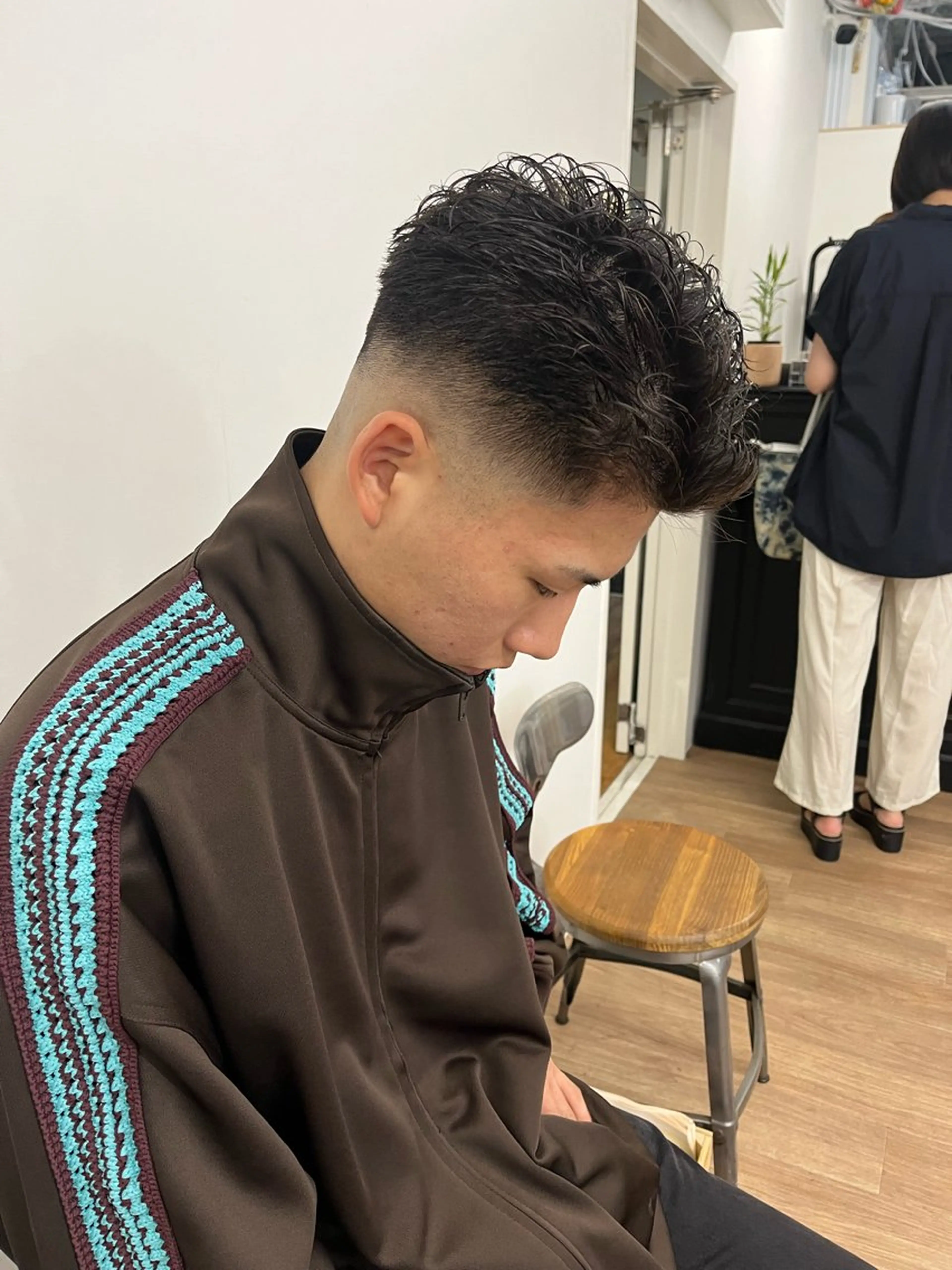 ショート カラー パーマ ヘアアレンジ メンズ ヘアカラー トリートメント 💎髪質改善特化💎 RUITOのヘアスタイル