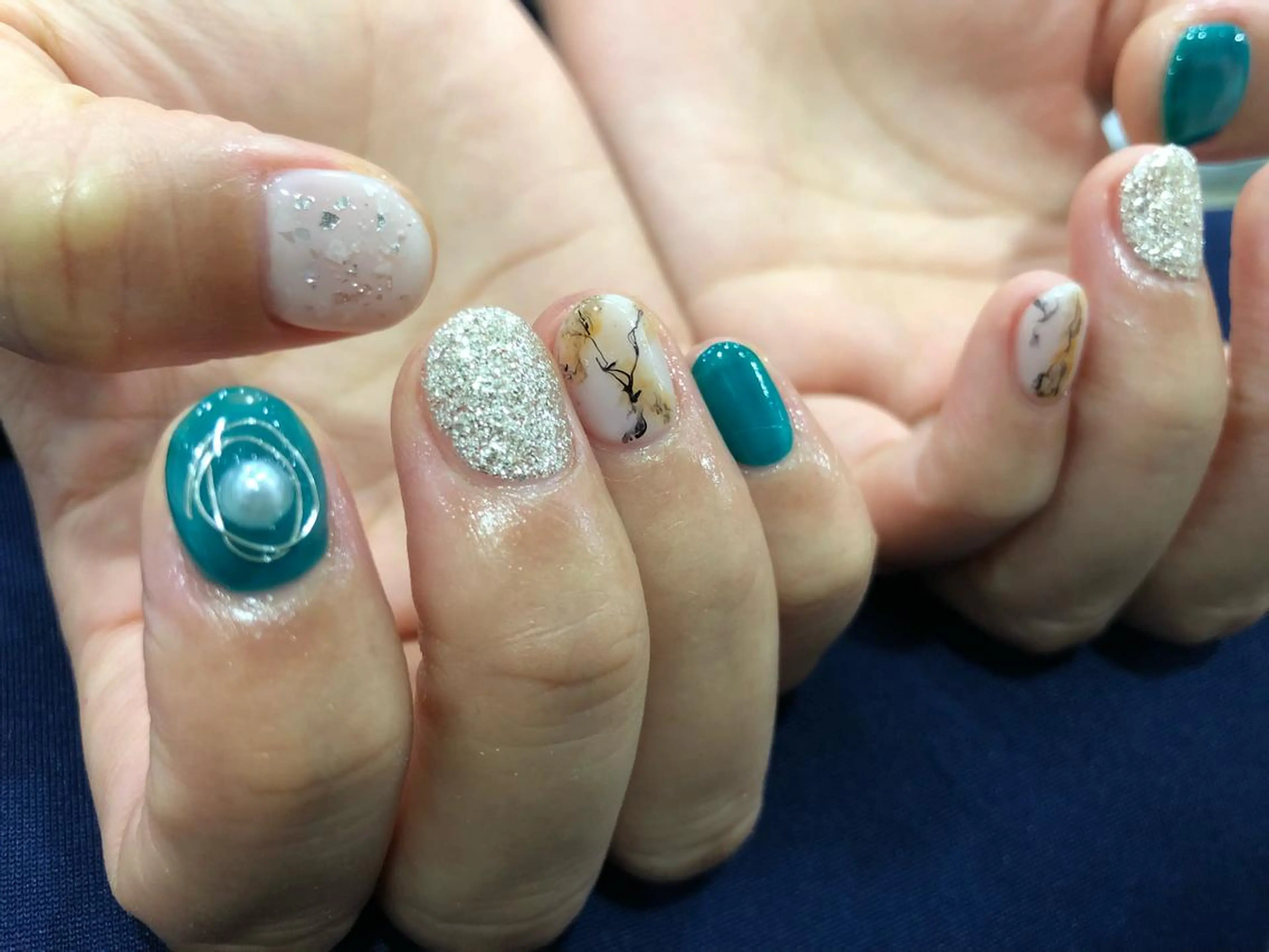 ネイル s/w _shokoのネイルデザイン