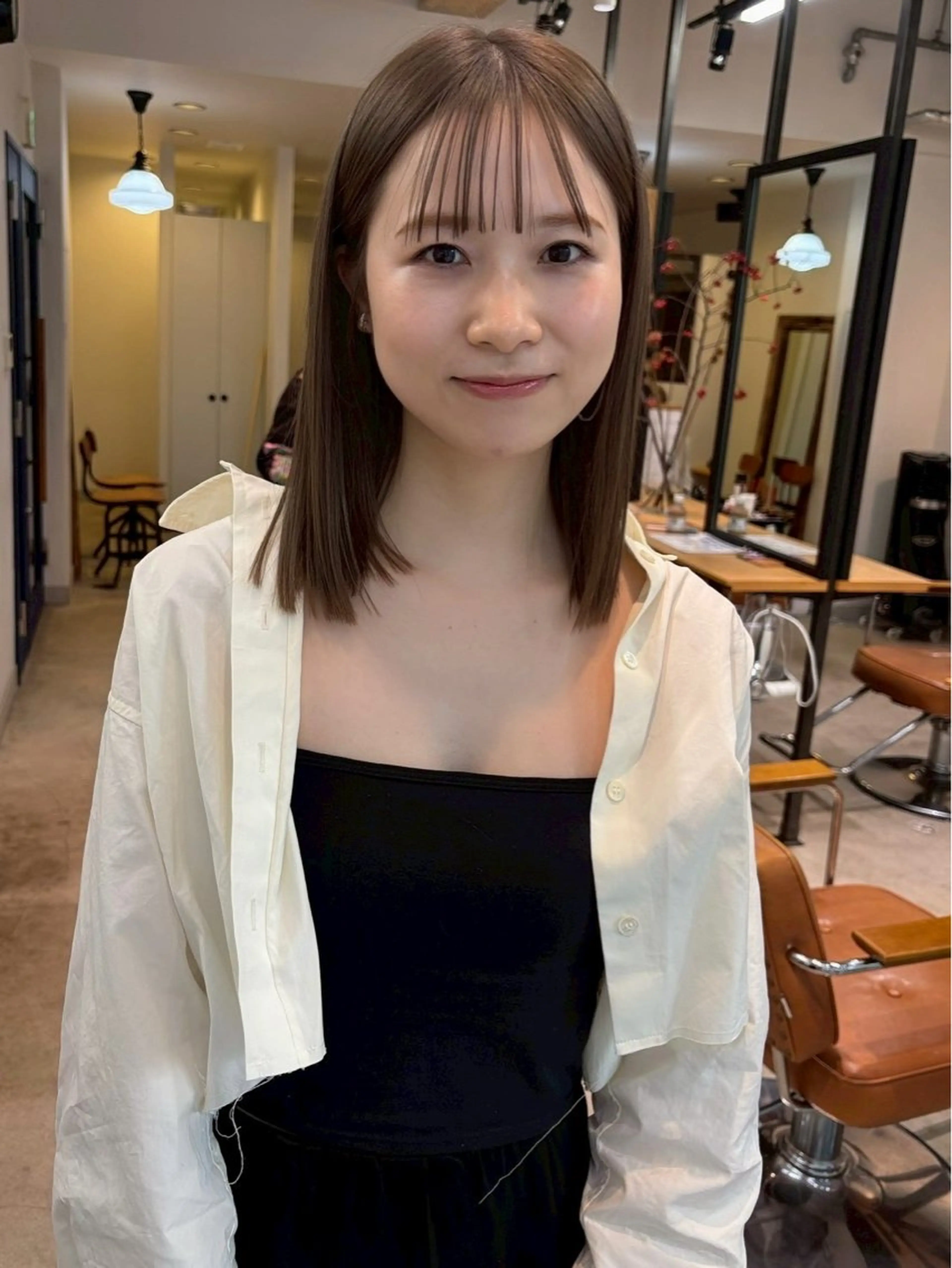 カラー miku/天神 艶カラーのヘアスタイル