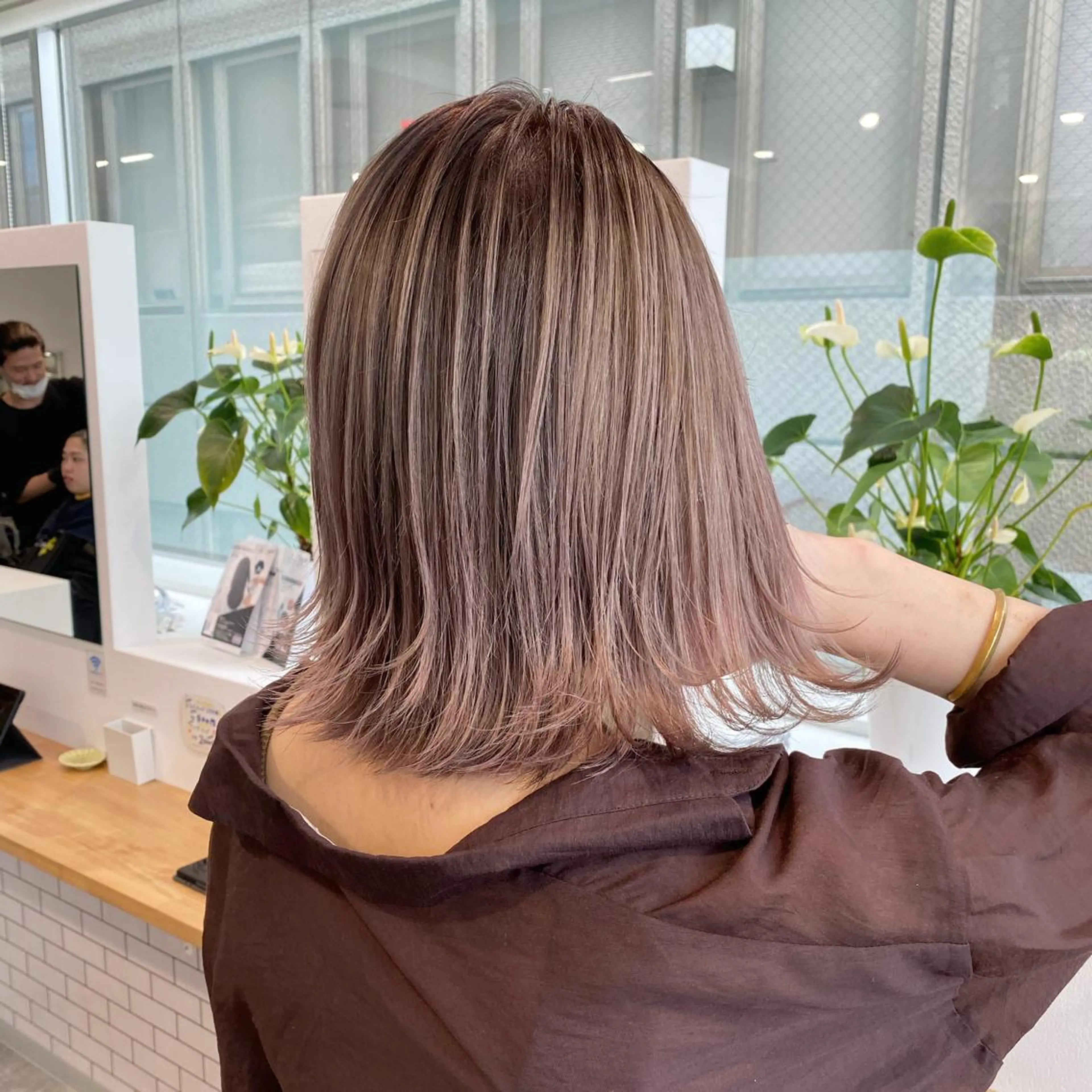 ショート カラー ハイトーンカラー カット ヘアカラー トリートメント JILBLAN京都 ショート/ハイライトのヘアスタイル