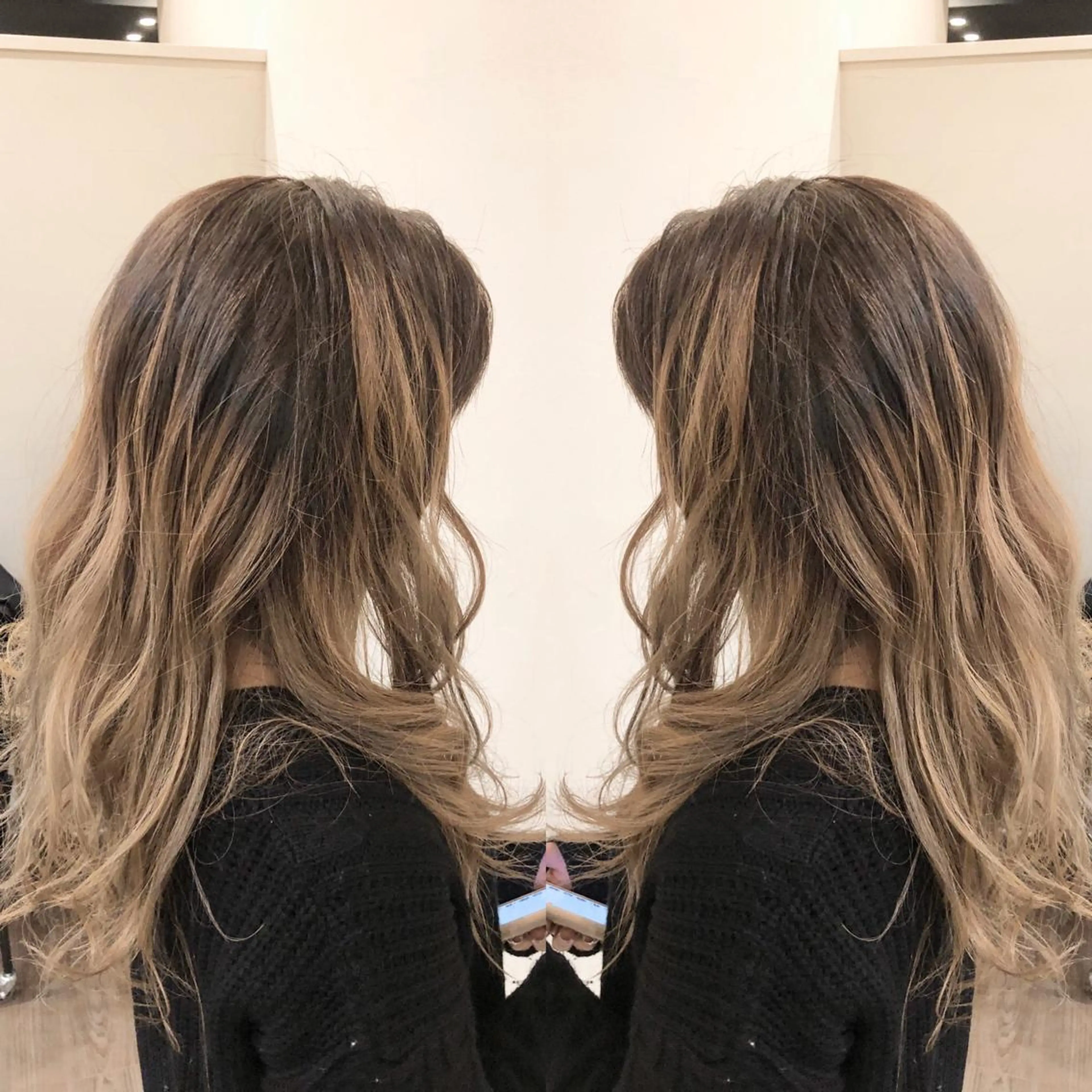 セミロング カラー ヘアカラー Hair make VERDA所属・宮下 耕平のヘアスタイル