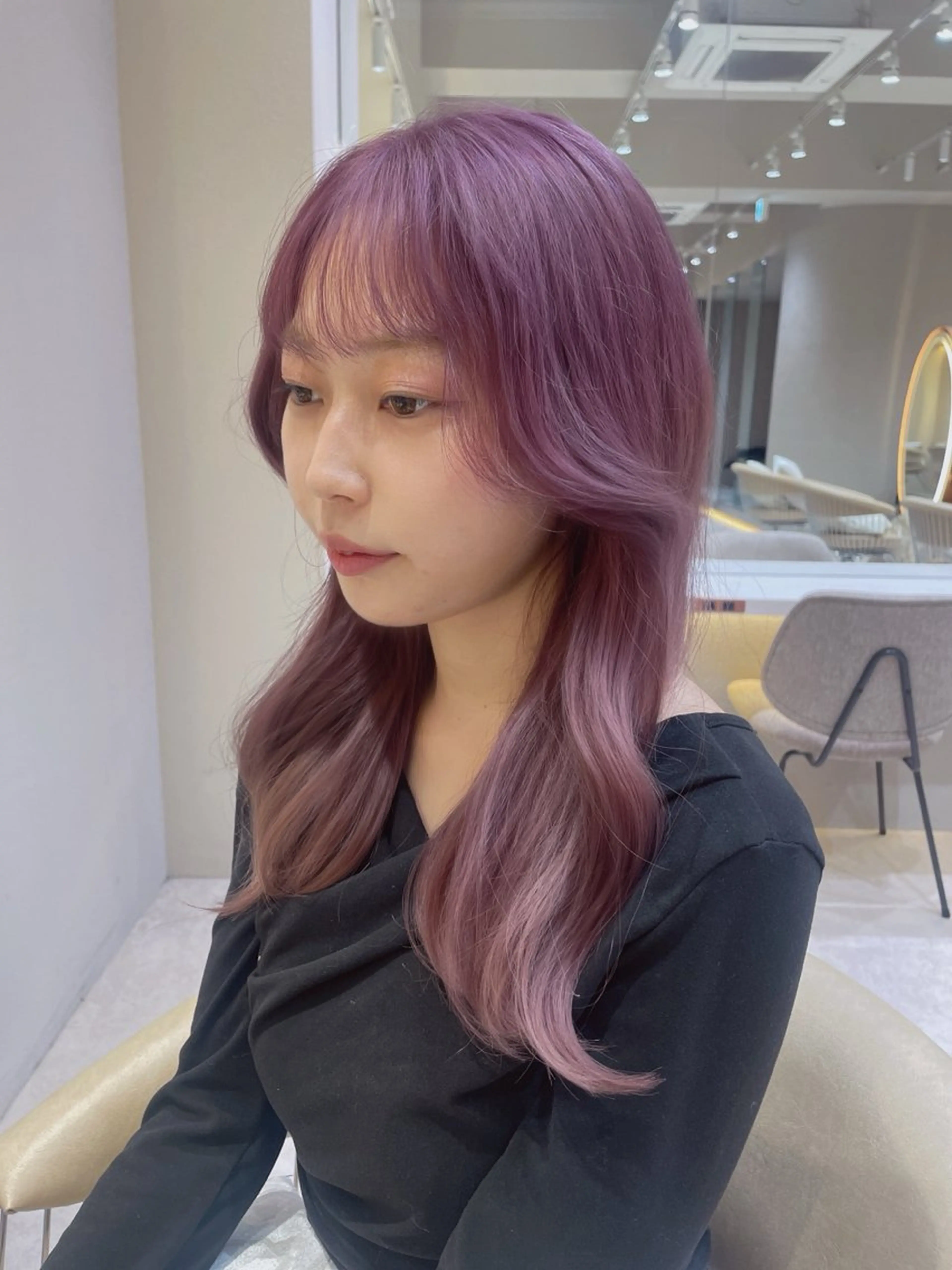 ロング カット ヘアカラー トリートメント ブリーチ🌟リタッチ 🎠KANON🎡のヘアスタイル