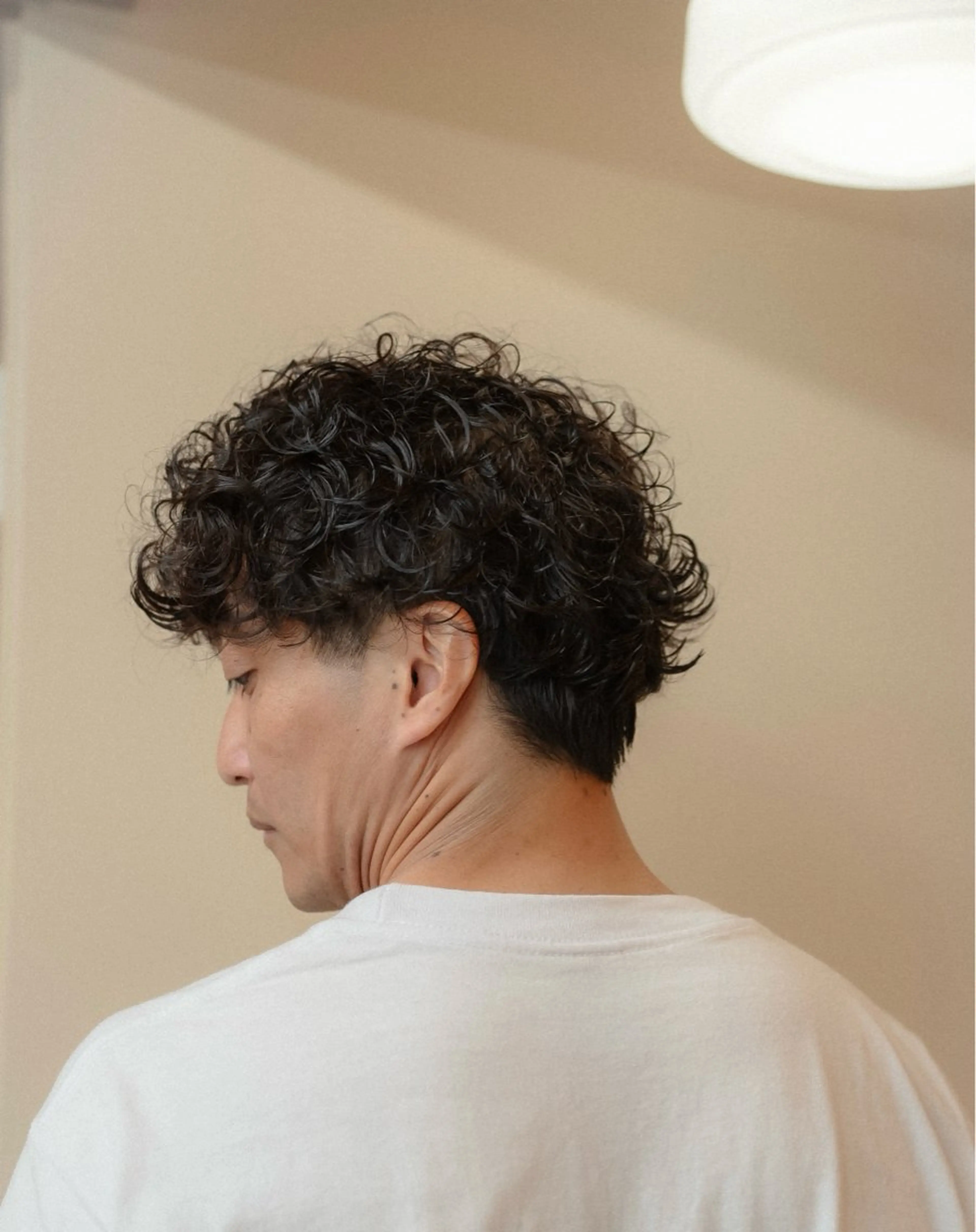 ミディアム カラー パーマ メンズ カット パーマ 🔗メンズサロン🔗 Kieのヘアスタイル