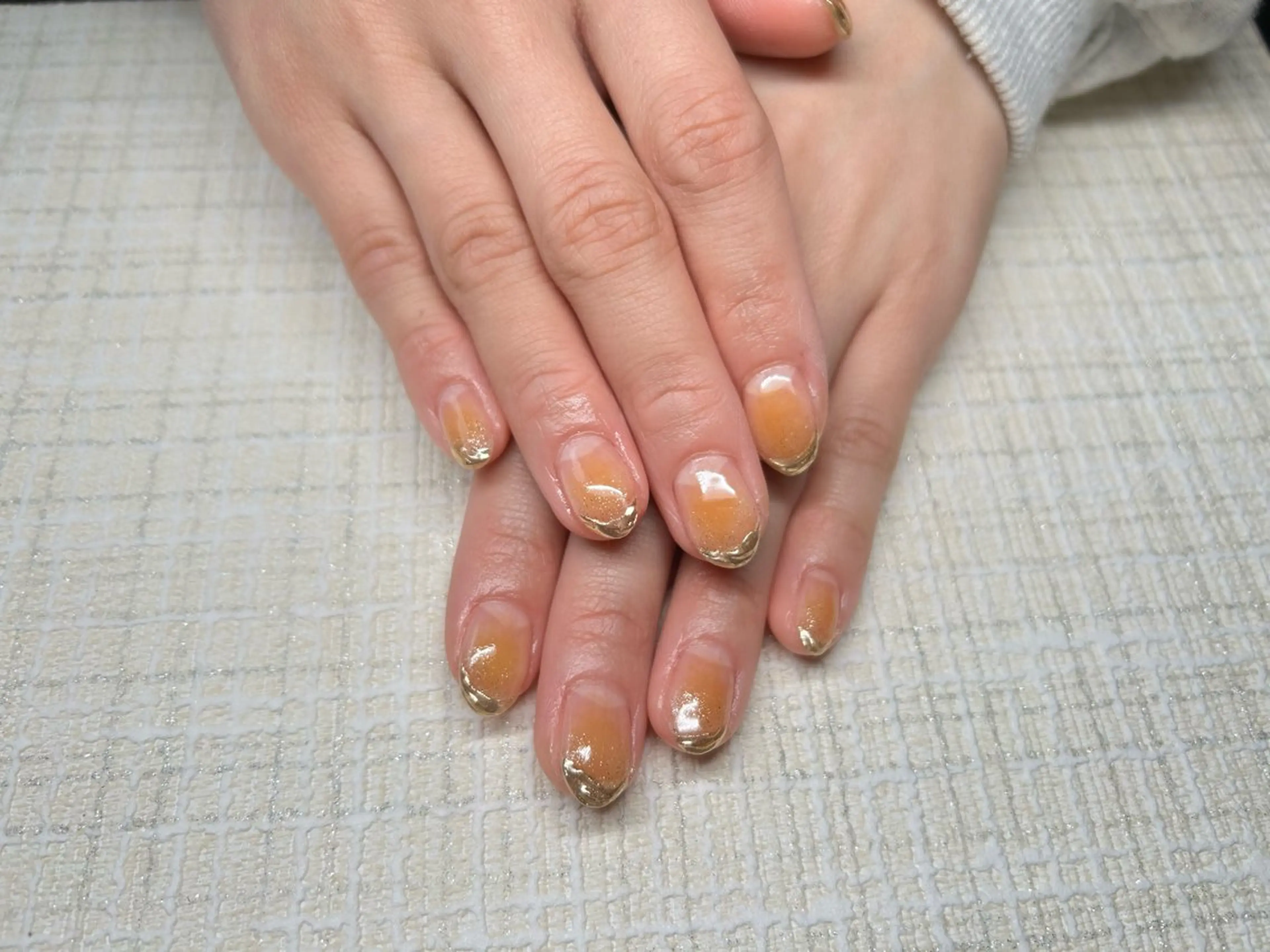 ネイル チークネイル フレンチネイル ミラーネイル ハンドネイル Lisa’s Salonのネイルデザイン