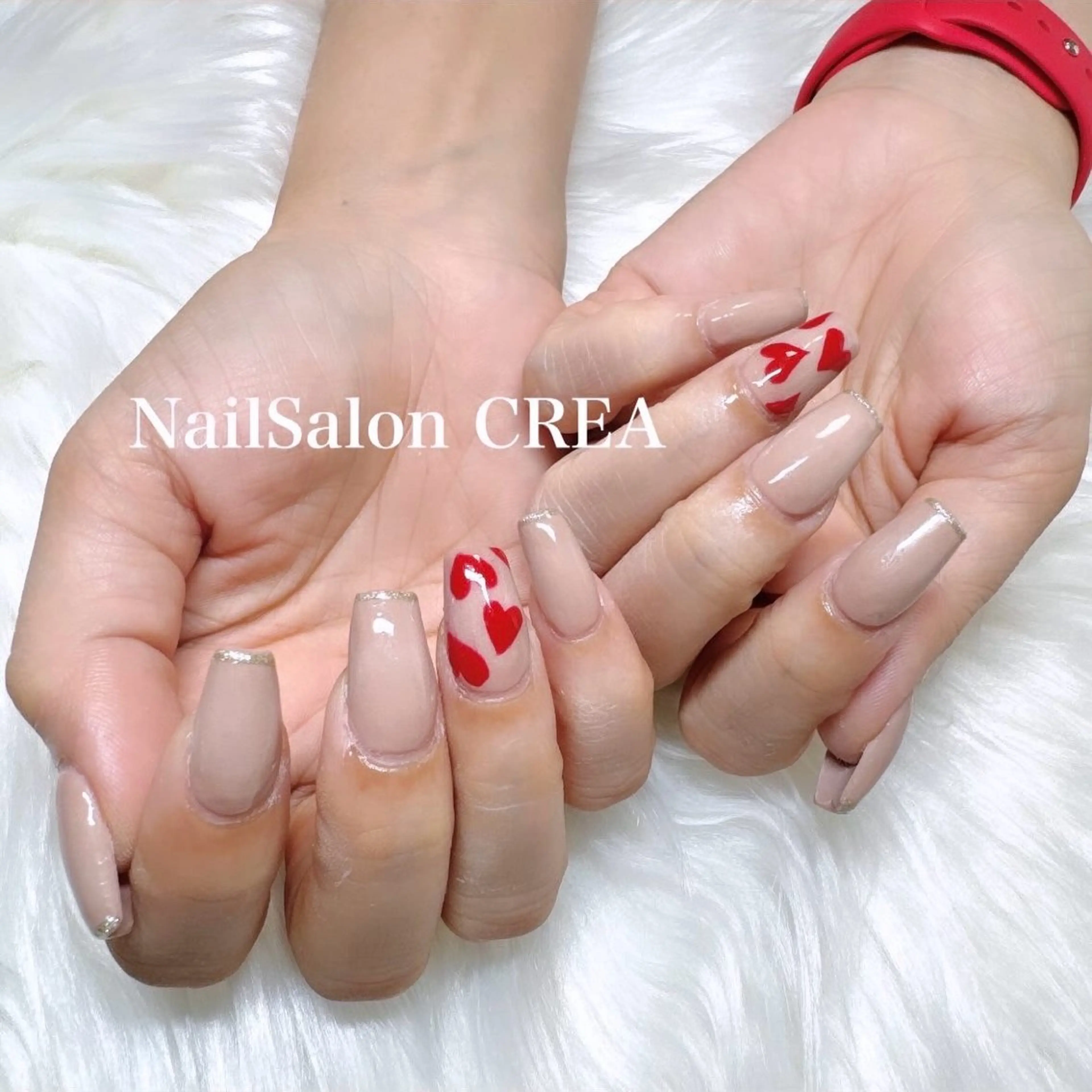 ネイル ラメ(グリッター) ハンドネイル NailSalon CREAのネイルデザイン