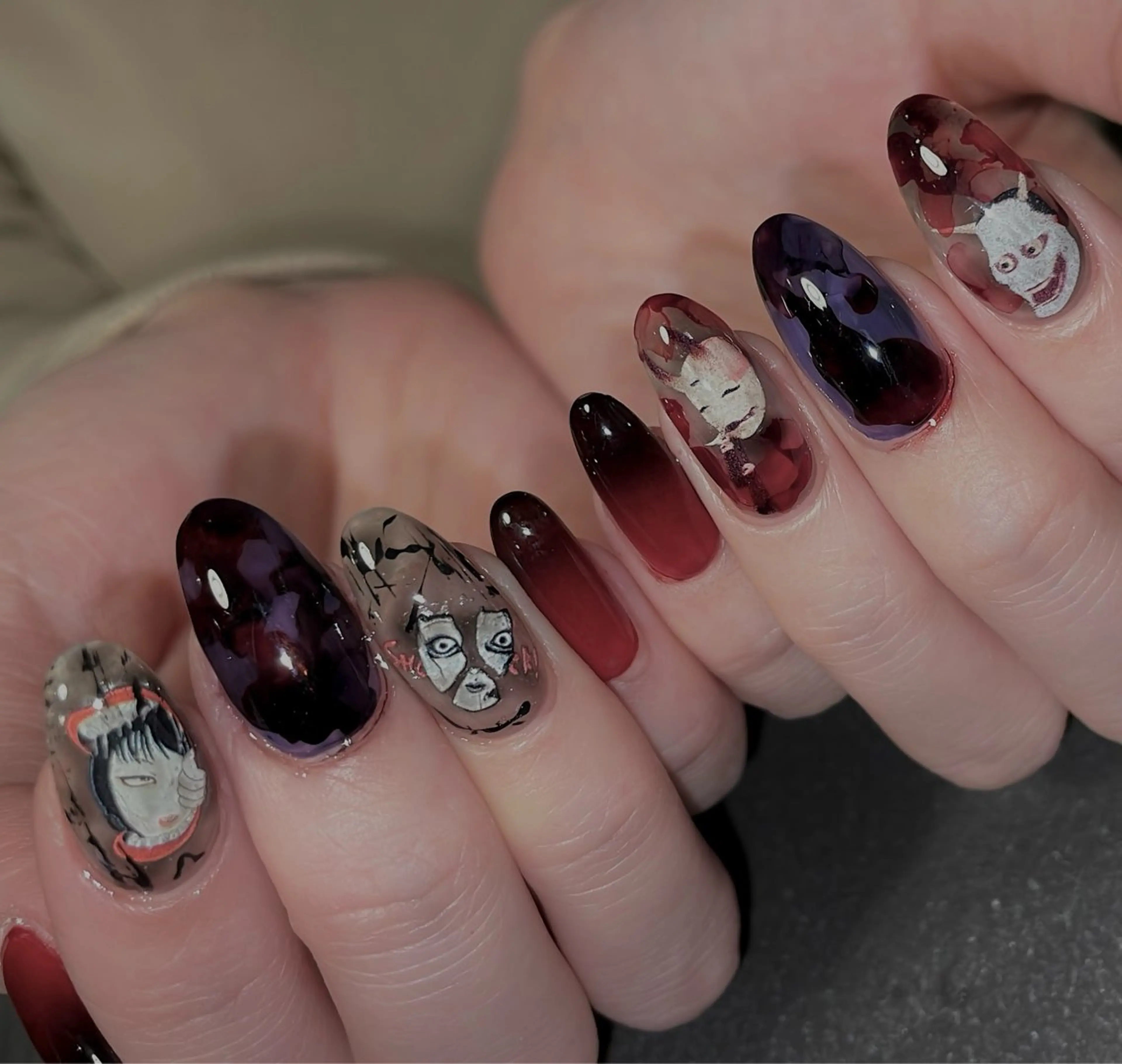 ネイル Spiky とうげ ふうかのネイルデザイン