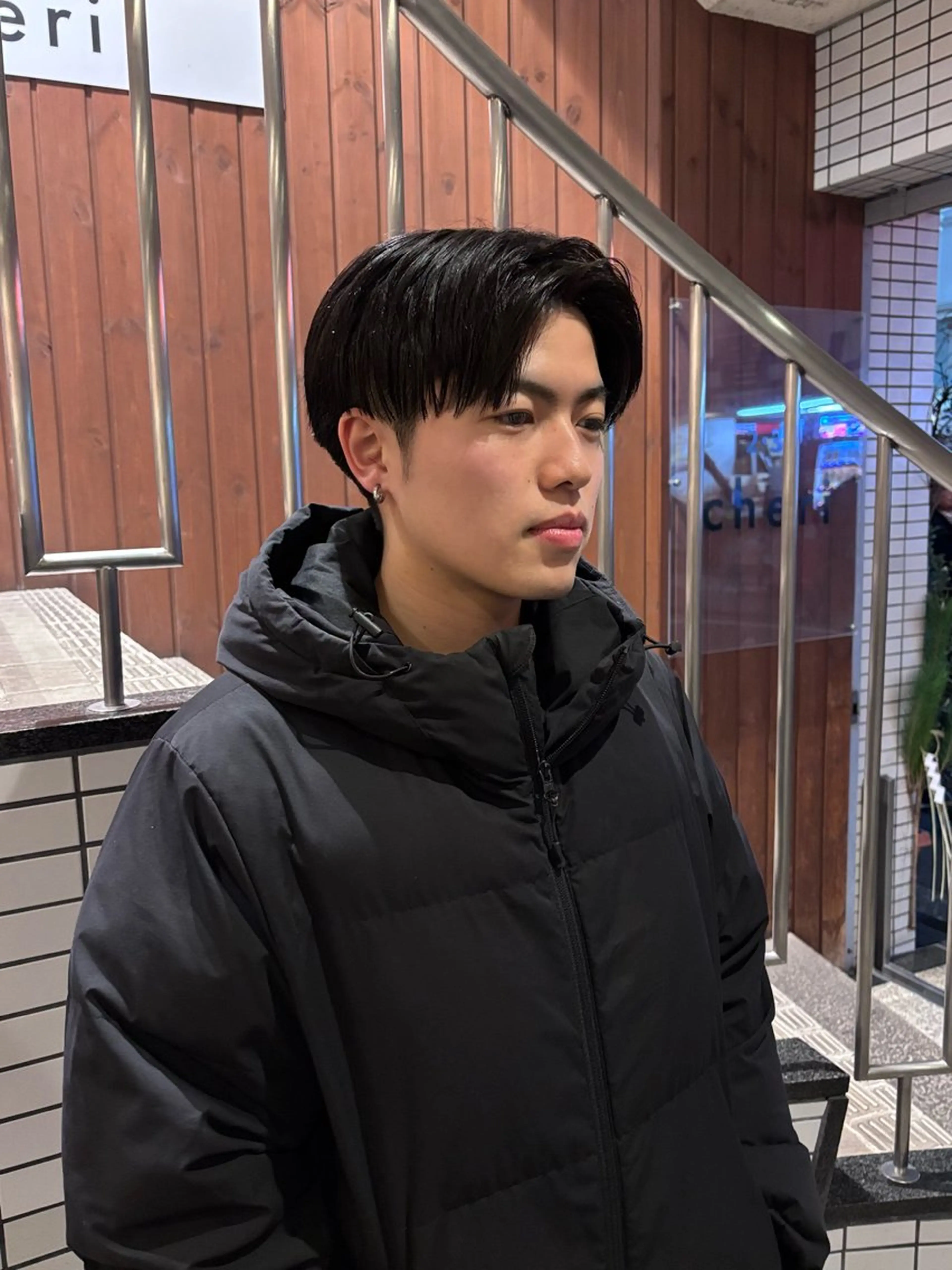 カラー メンズ ボブ/メンズ/パーマ /Tamakiのヘアスタイル