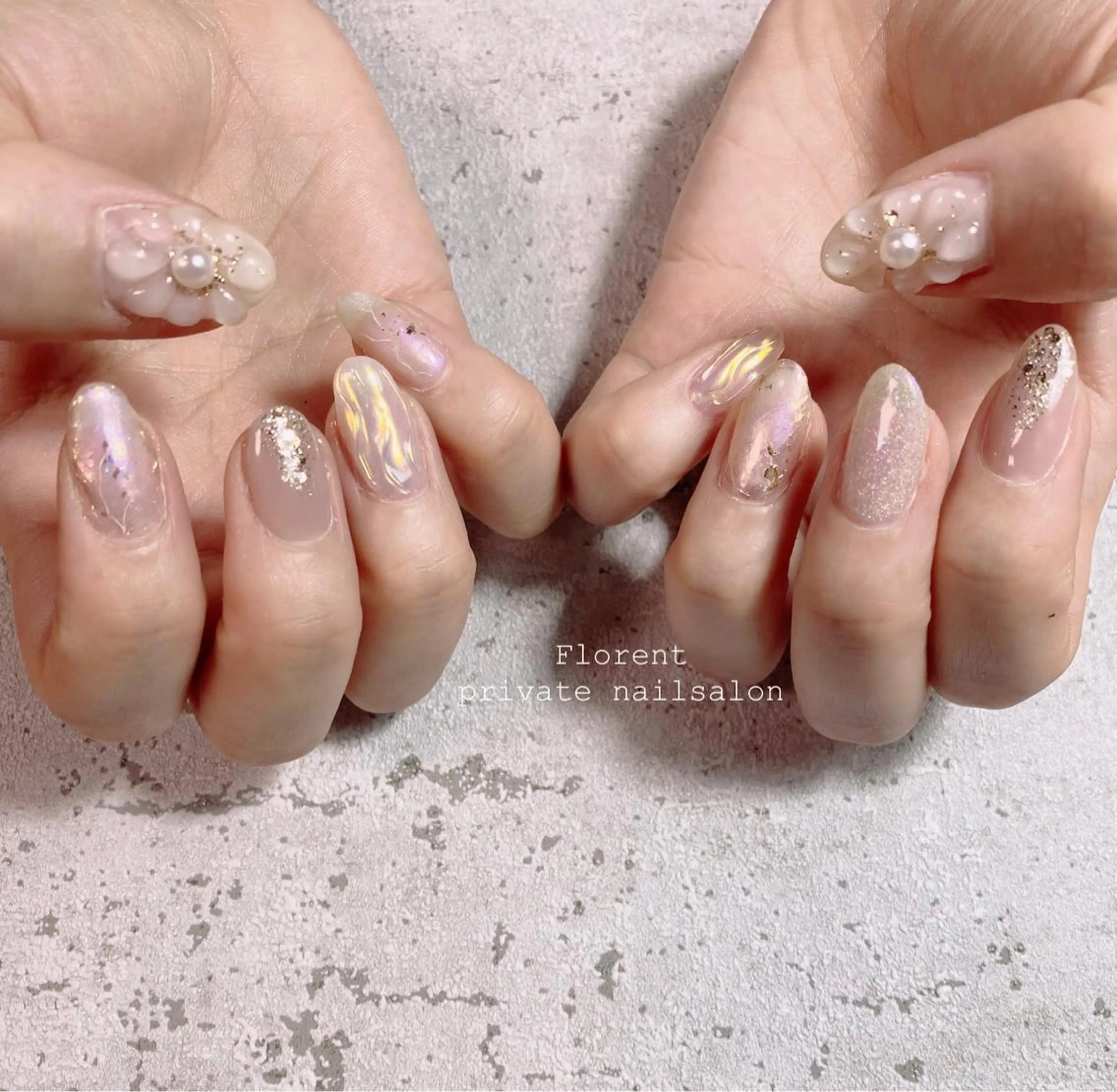 ネイル ハンドネイル florent nailのネイルデザイン