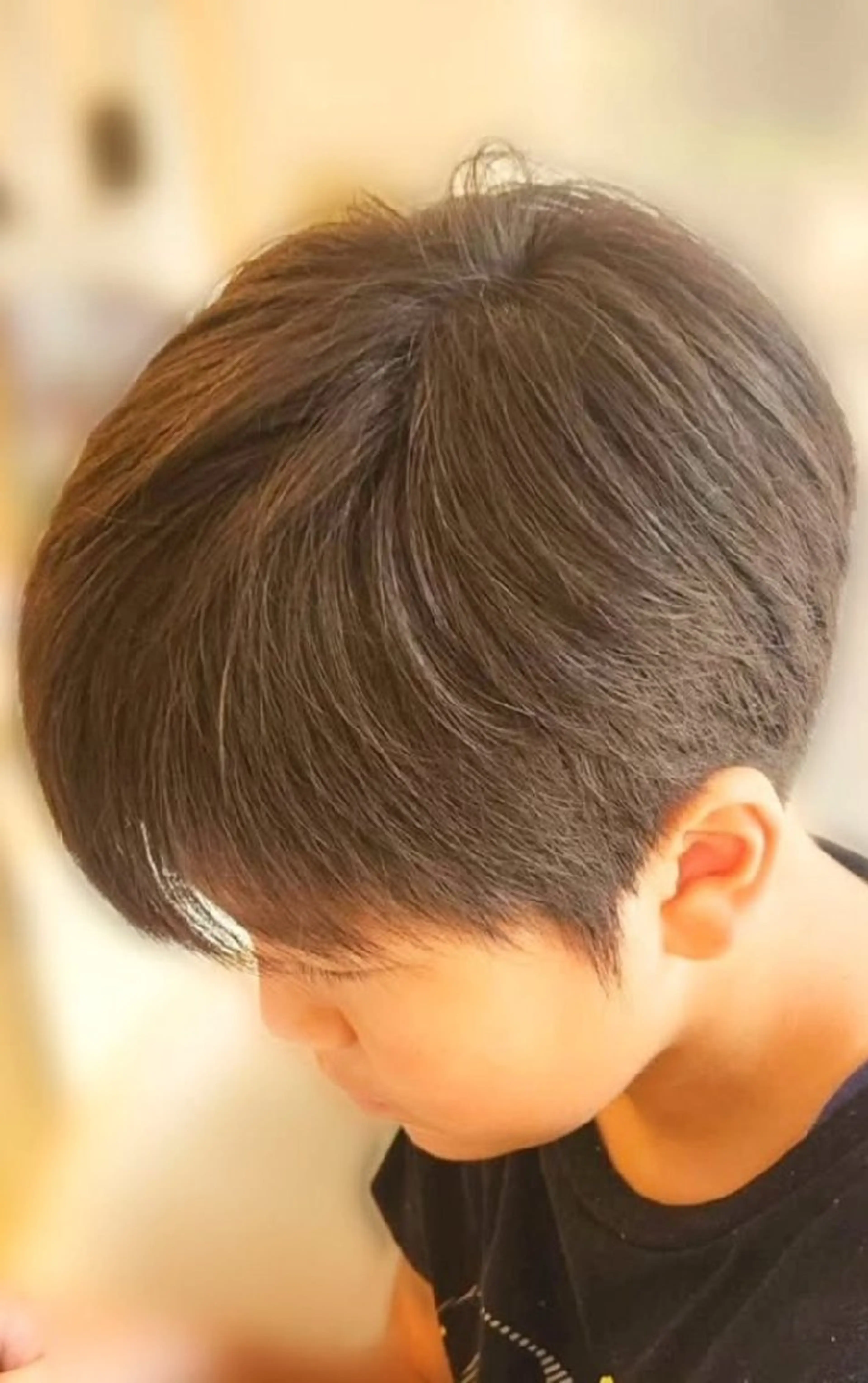 学生カットの写真