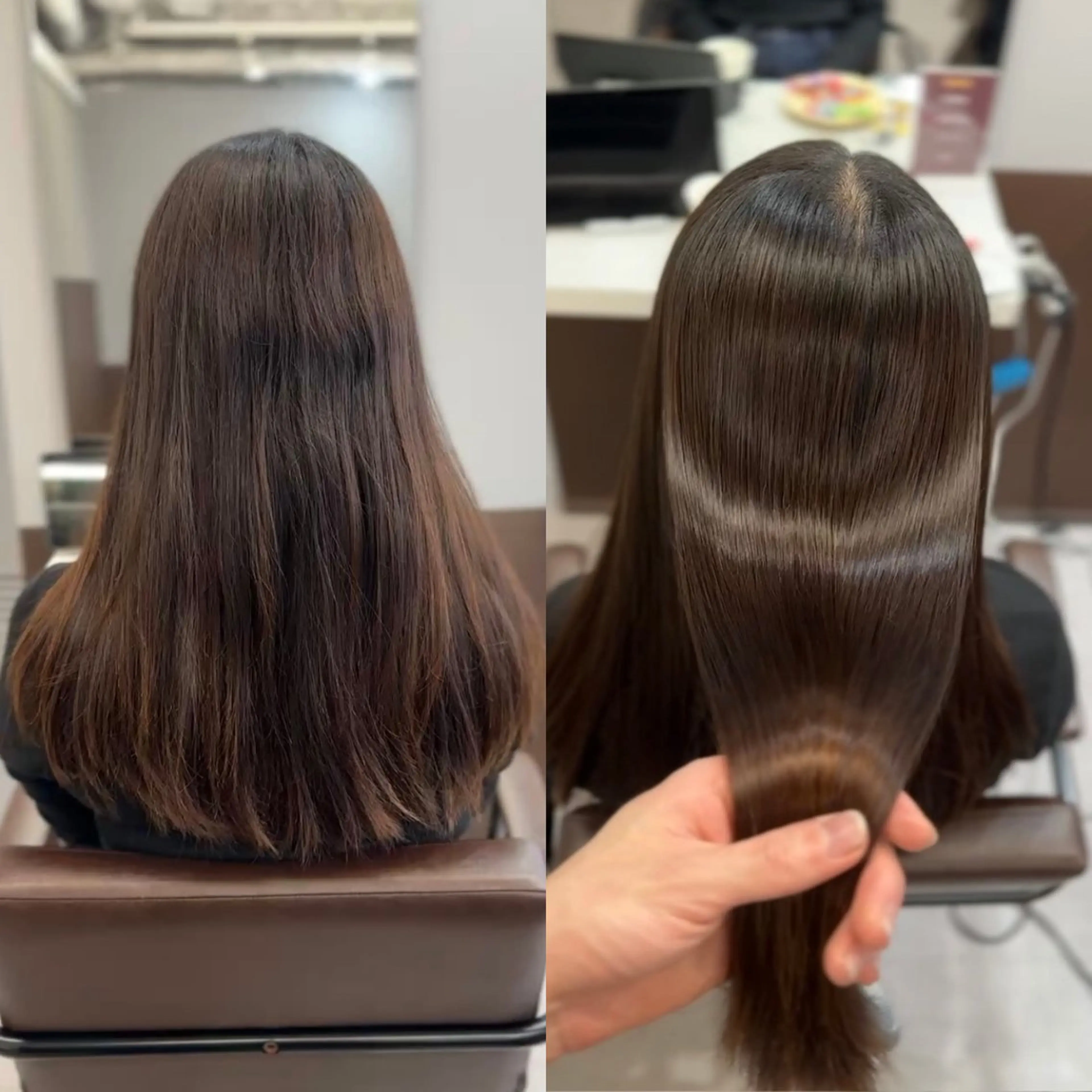 セミロング 💎艶髪💎縮毛矯正 /髪質改善/ひかるのヘアスタイル